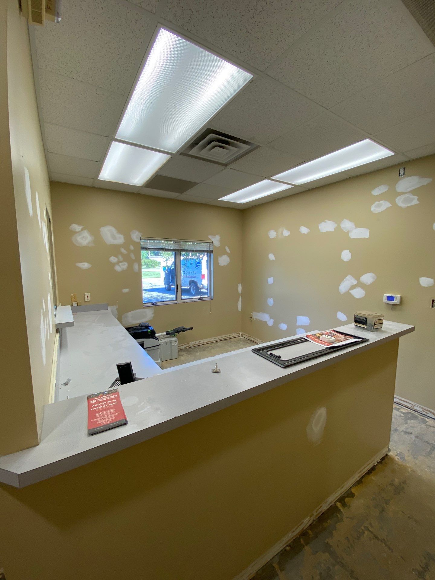 Muskegon Township Fire Department – Epoxy Flooring & Interior Painting by Gordon Painting
