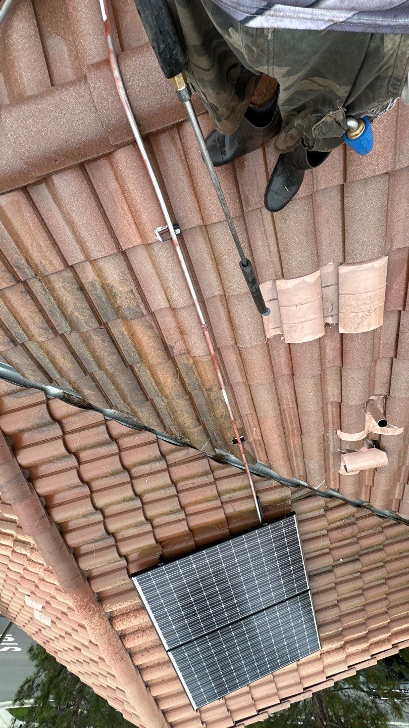 Irvine Roof Washing and Solar Panel Cleaning by Property Cleaning Experts, LLC