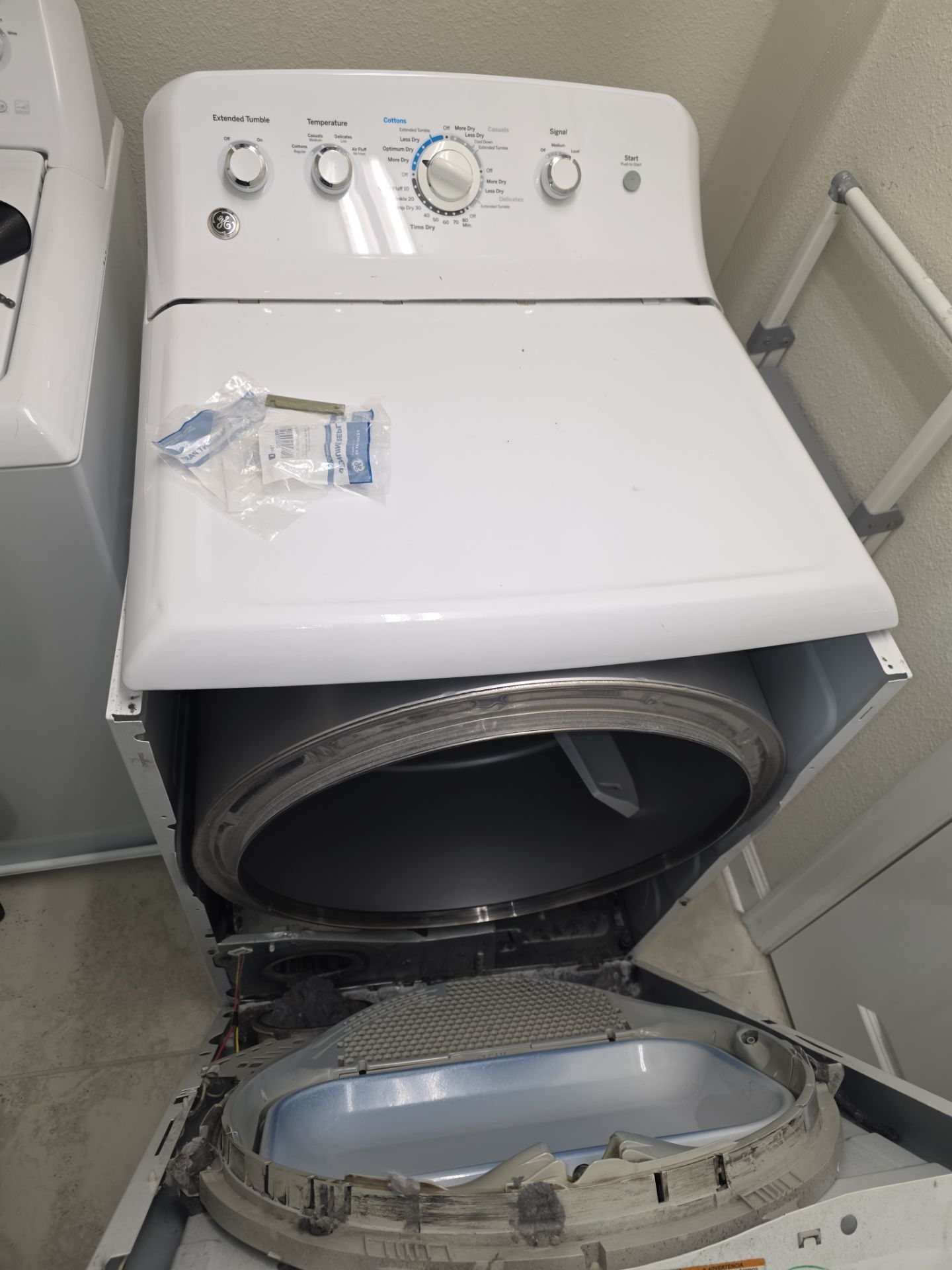 GE Electric Dryer Maintenance and Component Replacement in Winter Garden by AMB-WORKS APPLIANCE REPAIR