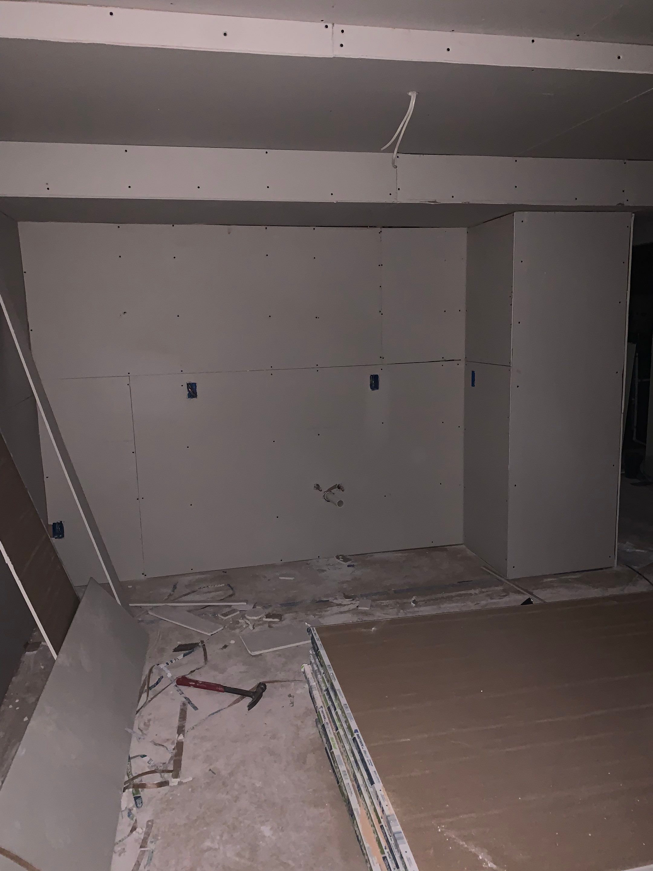 Complete Basement Buildout by The Smet Companies, LLC