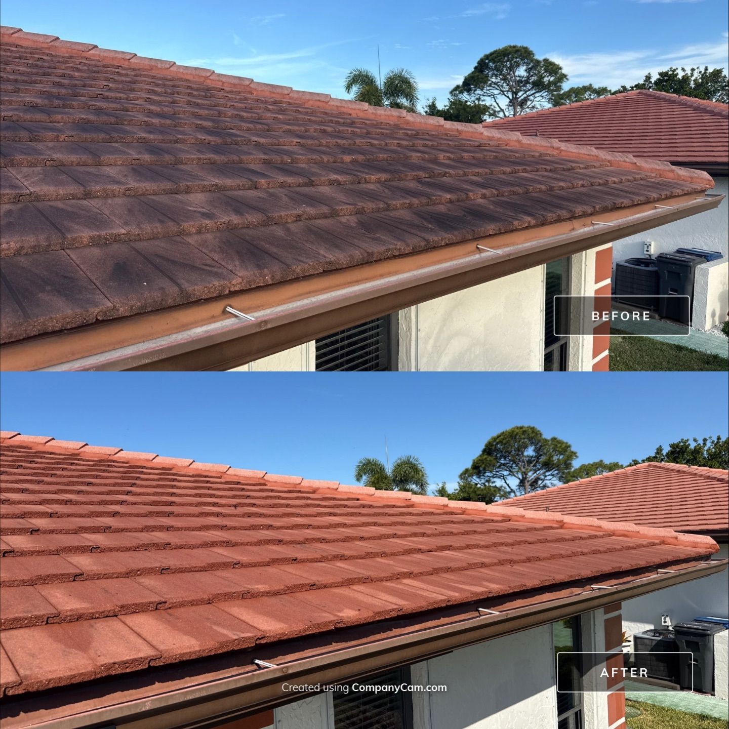 Tile Roof Cleaning & House Wash in Vivienda I – Bradenton, FL by Sunshine AquaWash