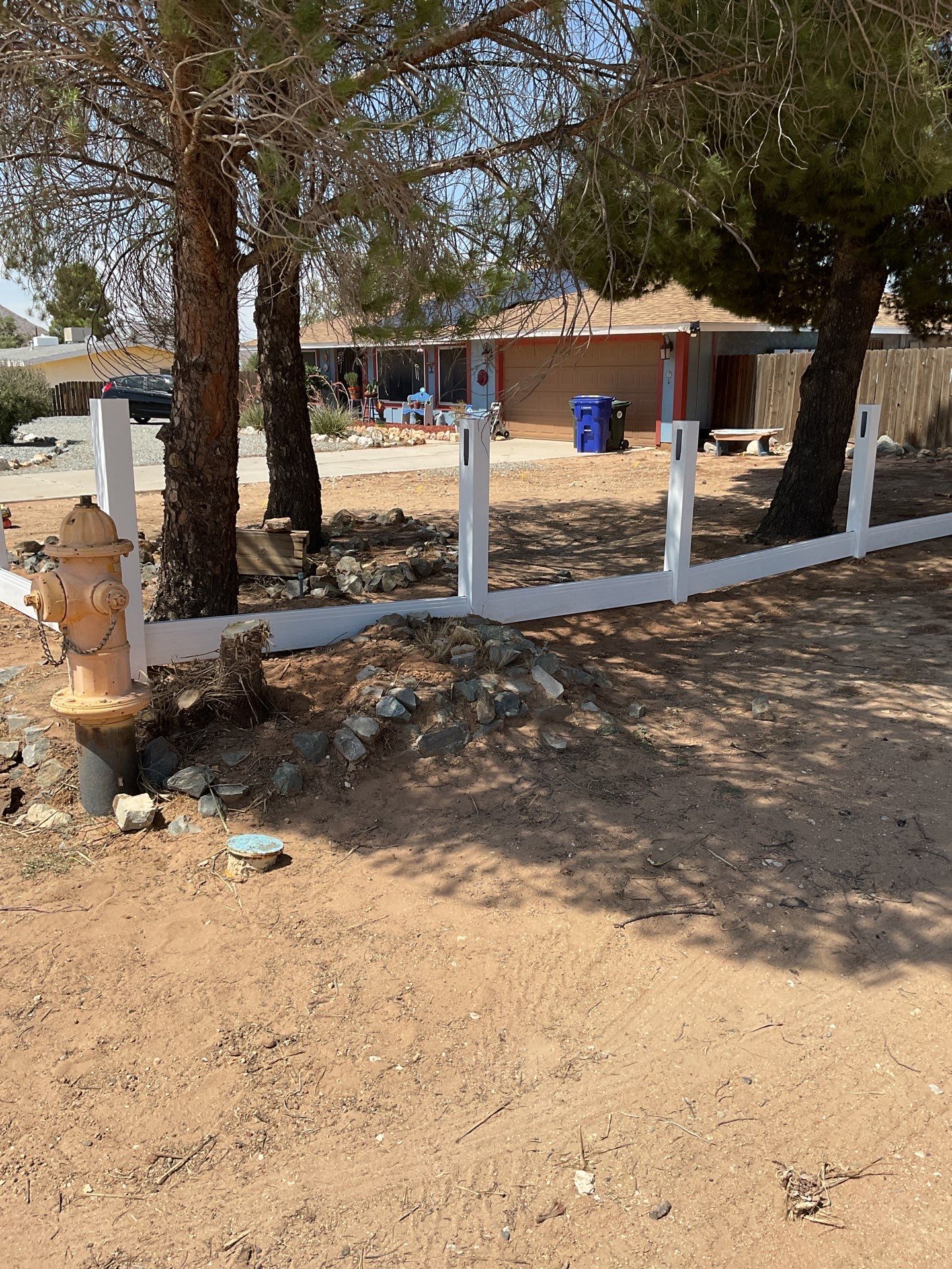 Fence Installation using Vinyl by Fence Guys Inc. 