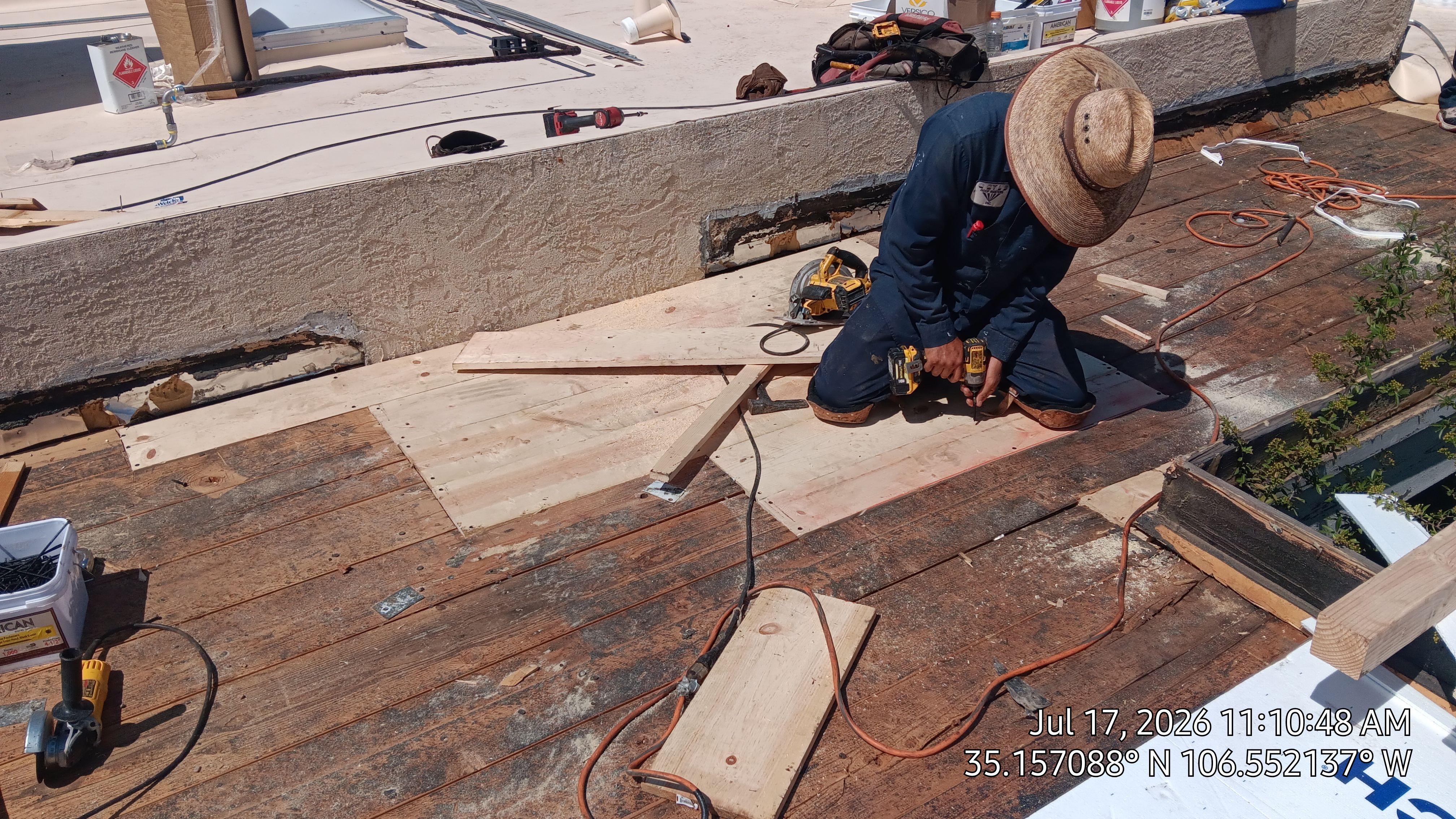 Albuquerque TPO Roof Replacement in the Northeast Heights EPS Slope and Custom Skylights by Doyle Roof Masters Inc