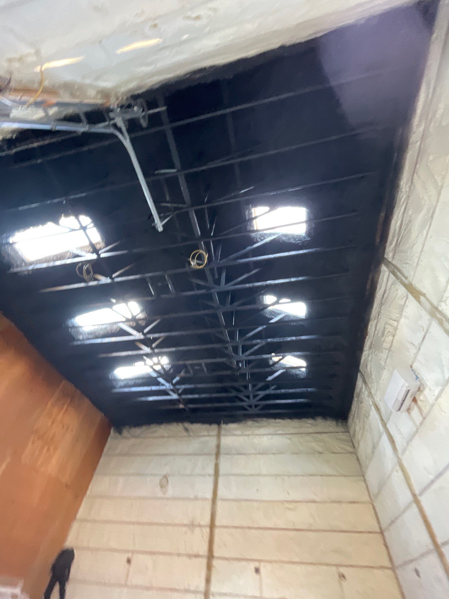 Open Cell Spray Foam to a Pole Barn by NYS Foam & Energy