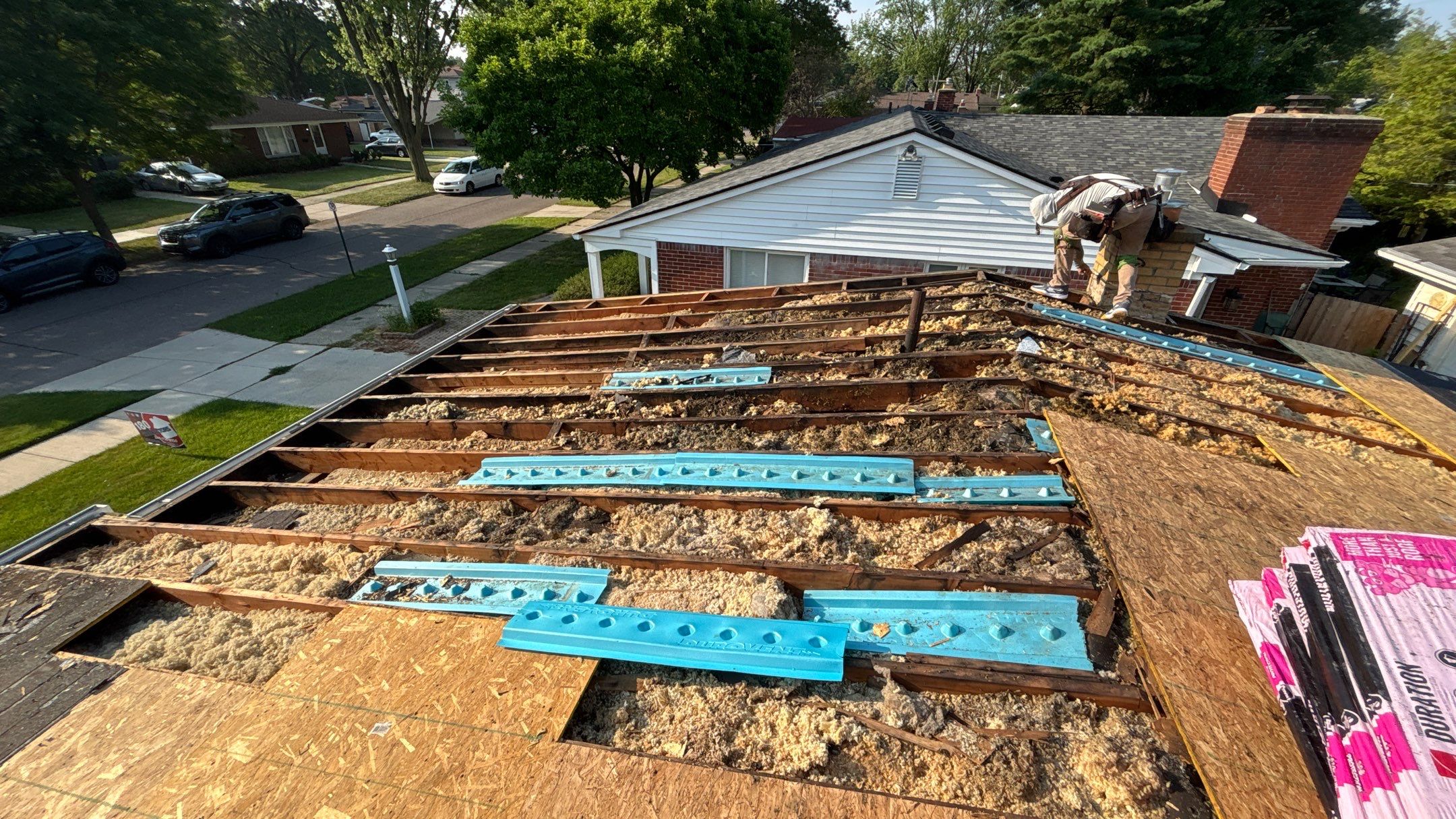 Roof Replacement using Owens Corning Driftwood by 180 Contractors