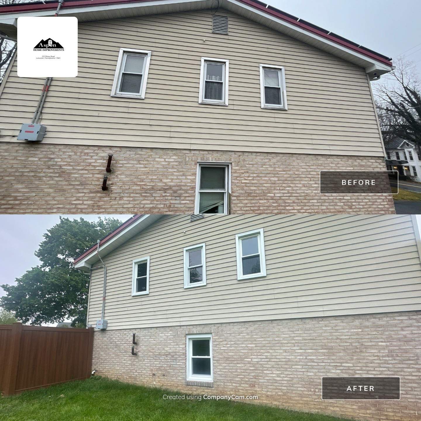 Double Hund Windows and Bow by Aspen Home Improvements