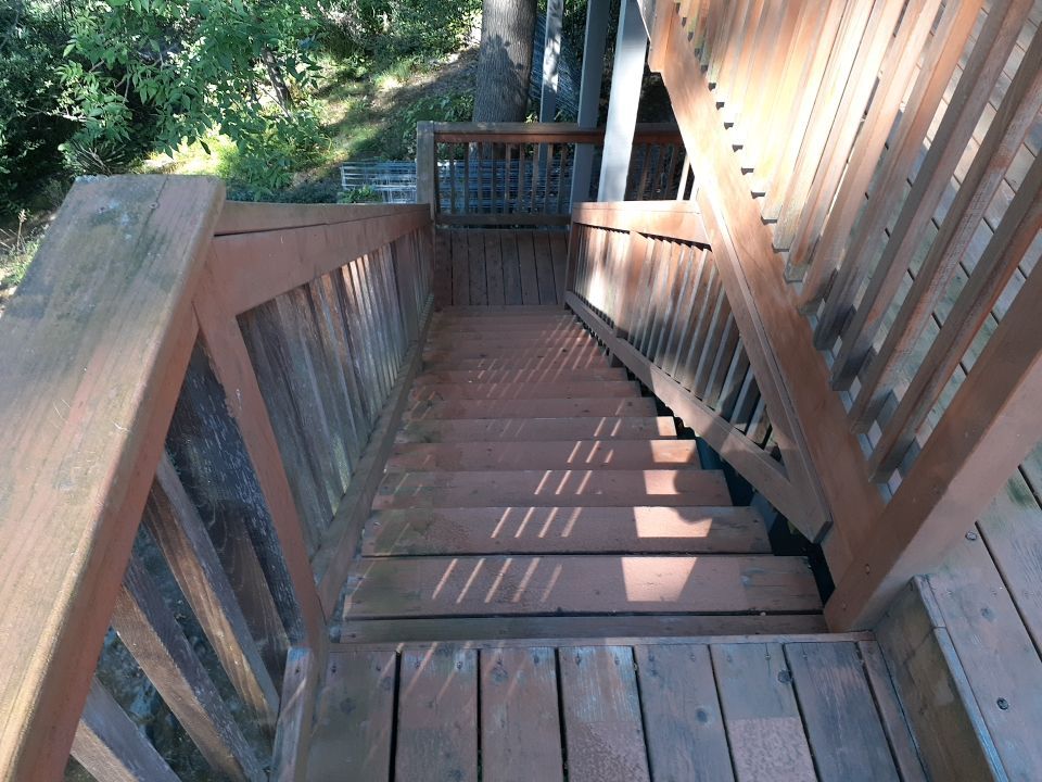 Deck Restoration using Armstrong-Clark Semi-Transparent Cedar 97229 by Paul Schopp