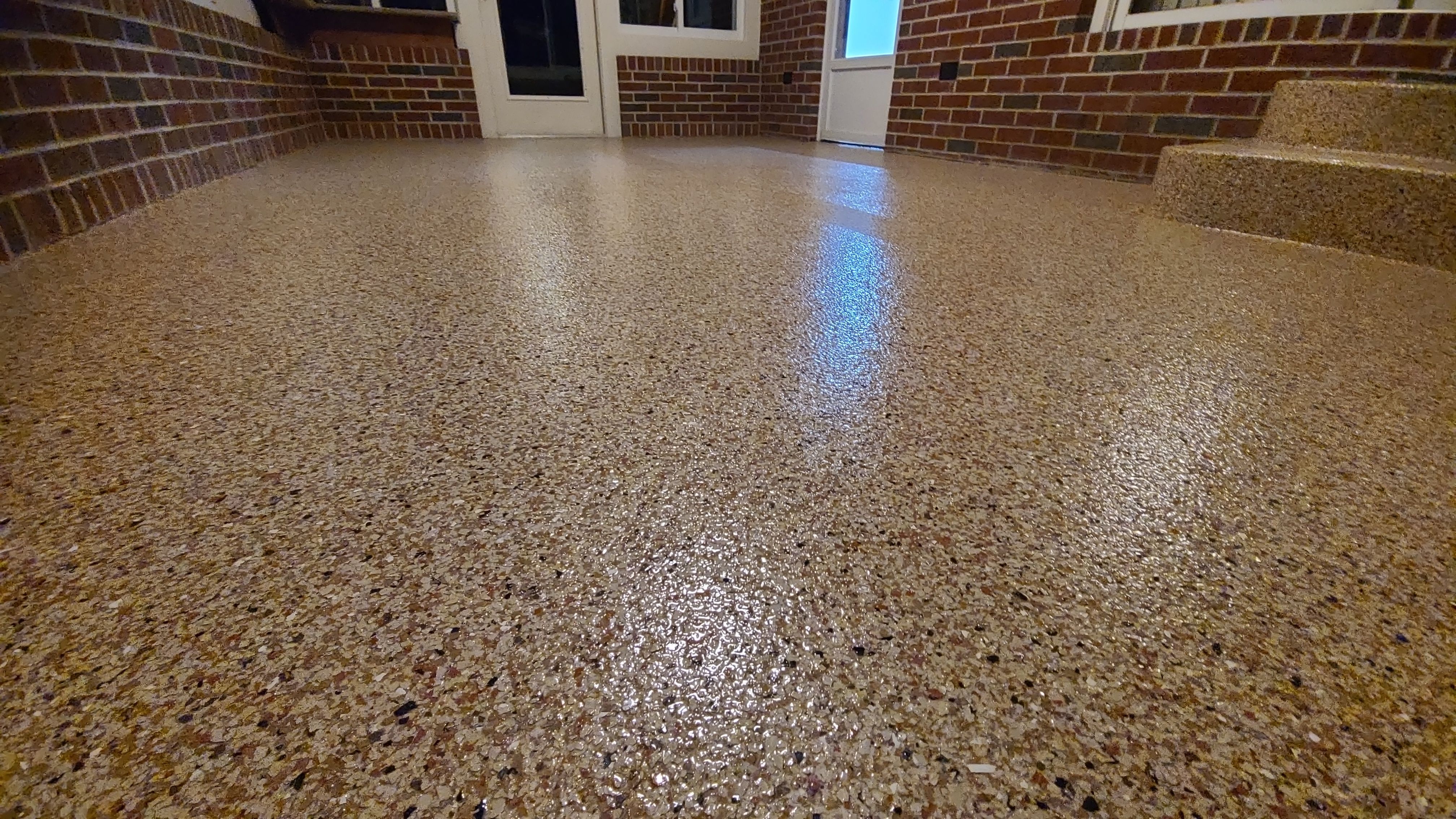 Sunroom in Pecan - New Waterford, OH by Alexander Concrete Coatings