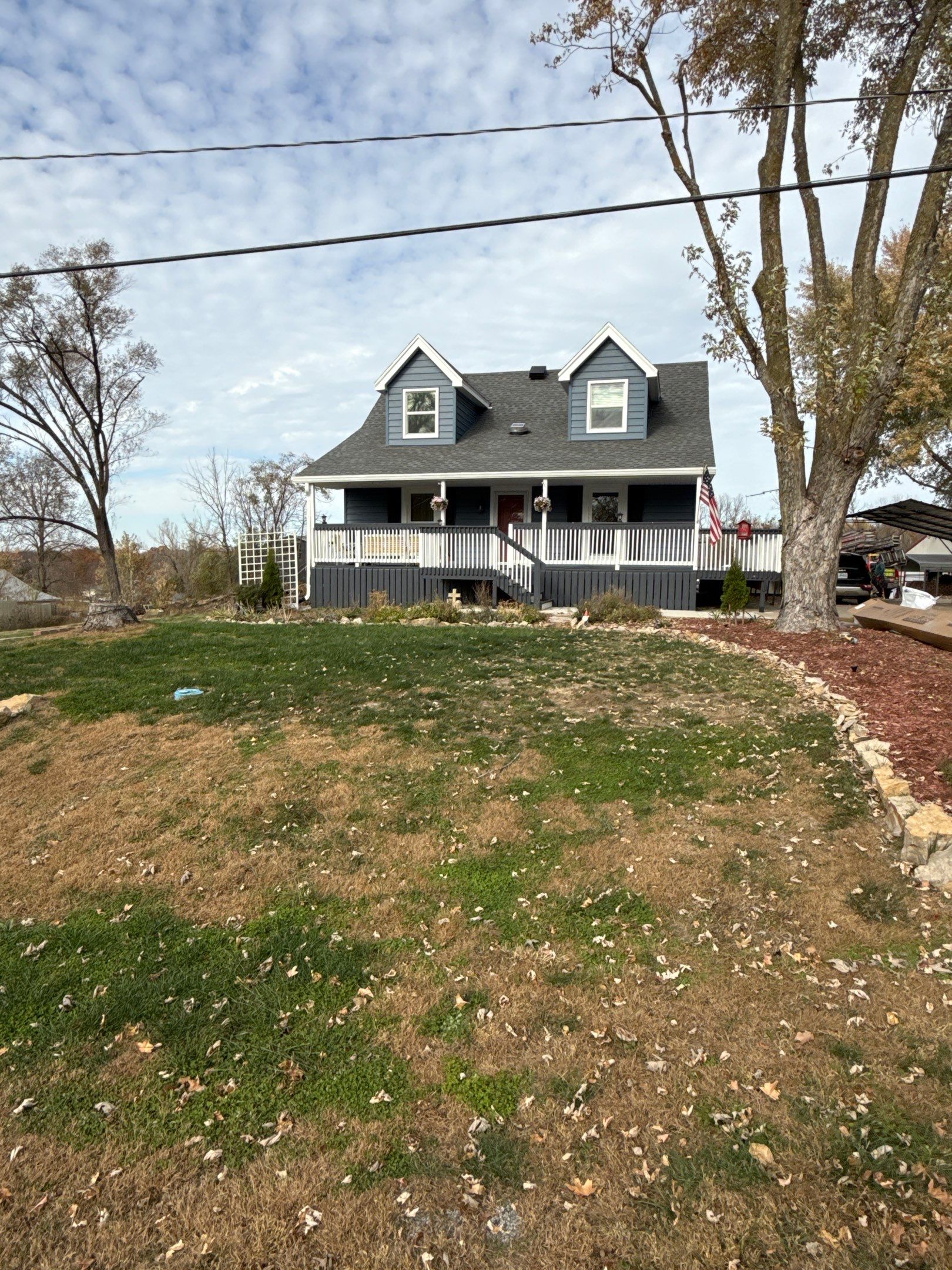 Out with the Old , in with the Blue  by EEC  Windows, Siding & Roofing 