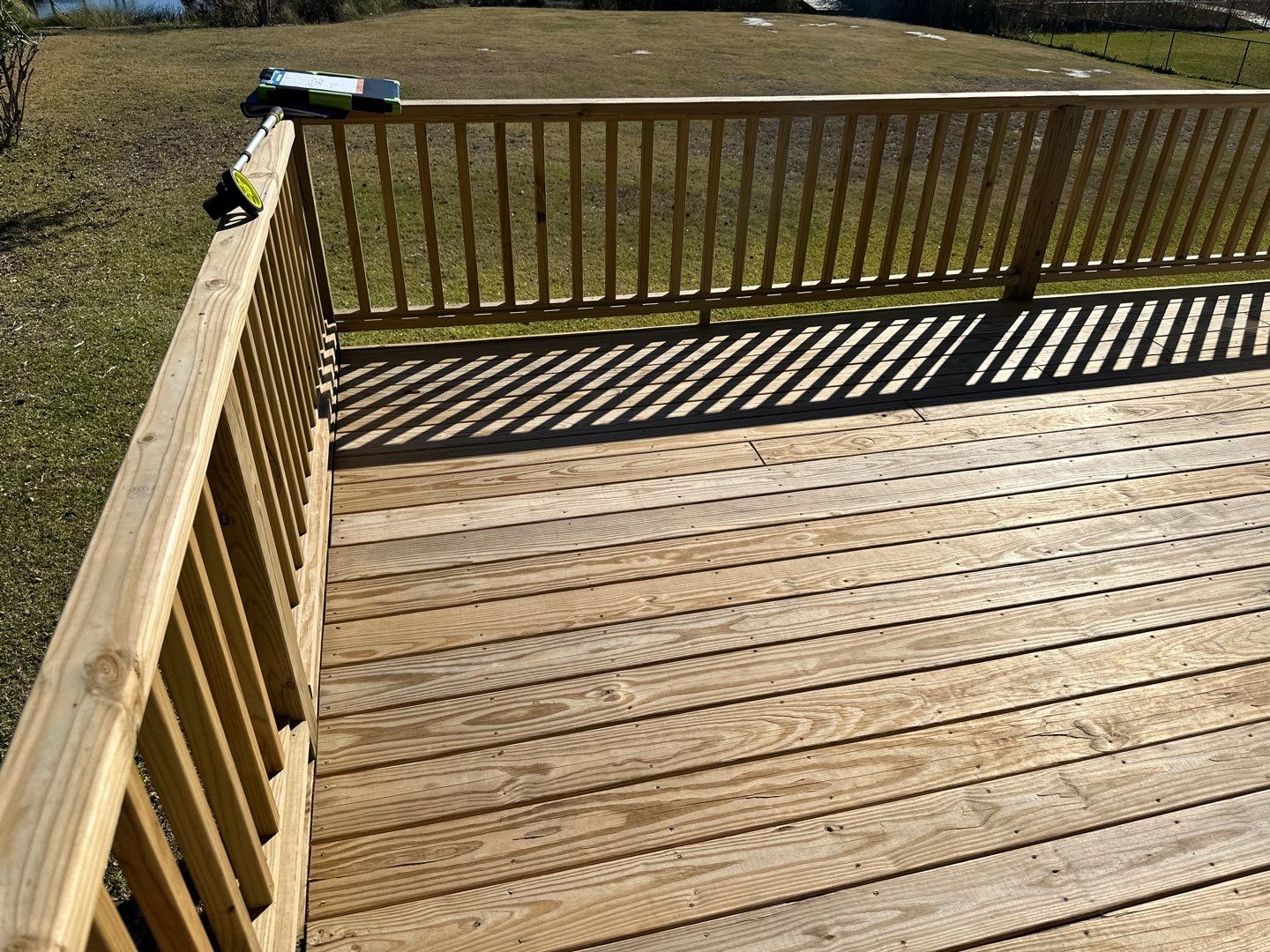 Coated Deck using Wood Sealant by DuraSeal