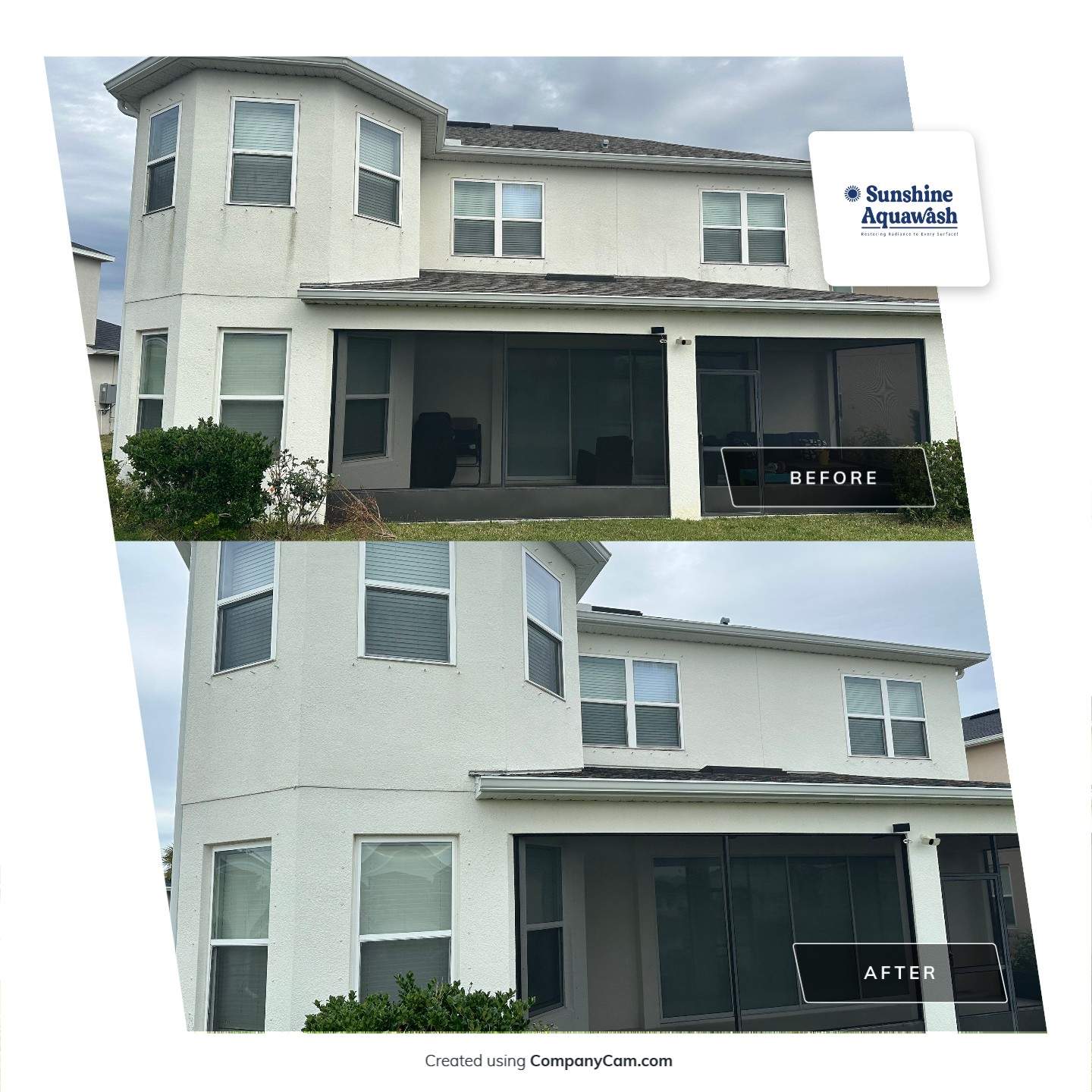 Complete House Wash and Exterior Surface Cleaning in Artisan Lakes Community, Palmetto, FL by Sunshine AquaWash