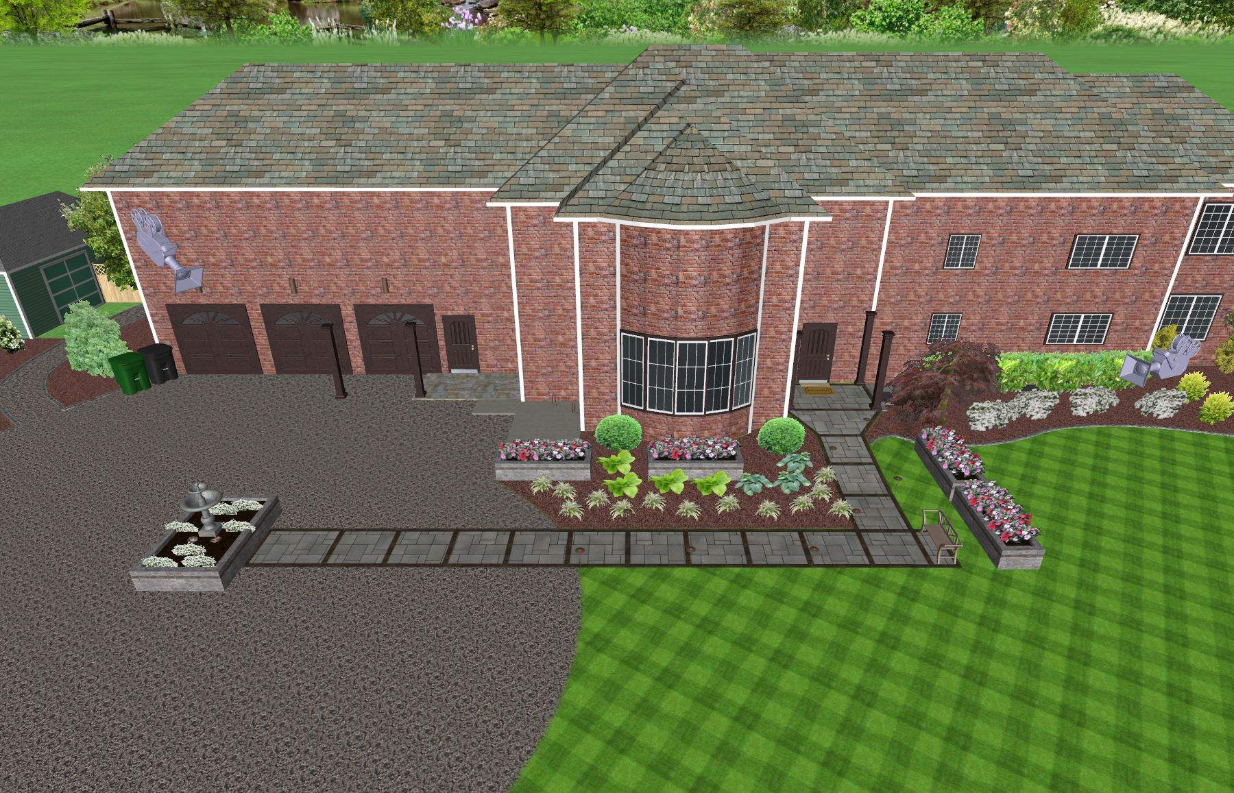 Hardscape Design & Install using Unilock Products by Reisenberg’s Lawn & Landscape, LLC