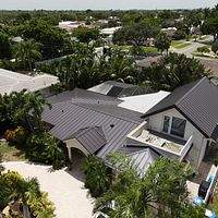 24ga 1" Nail-Strip Dark Bronze by Total Roofing System The Metal Roof Experts
