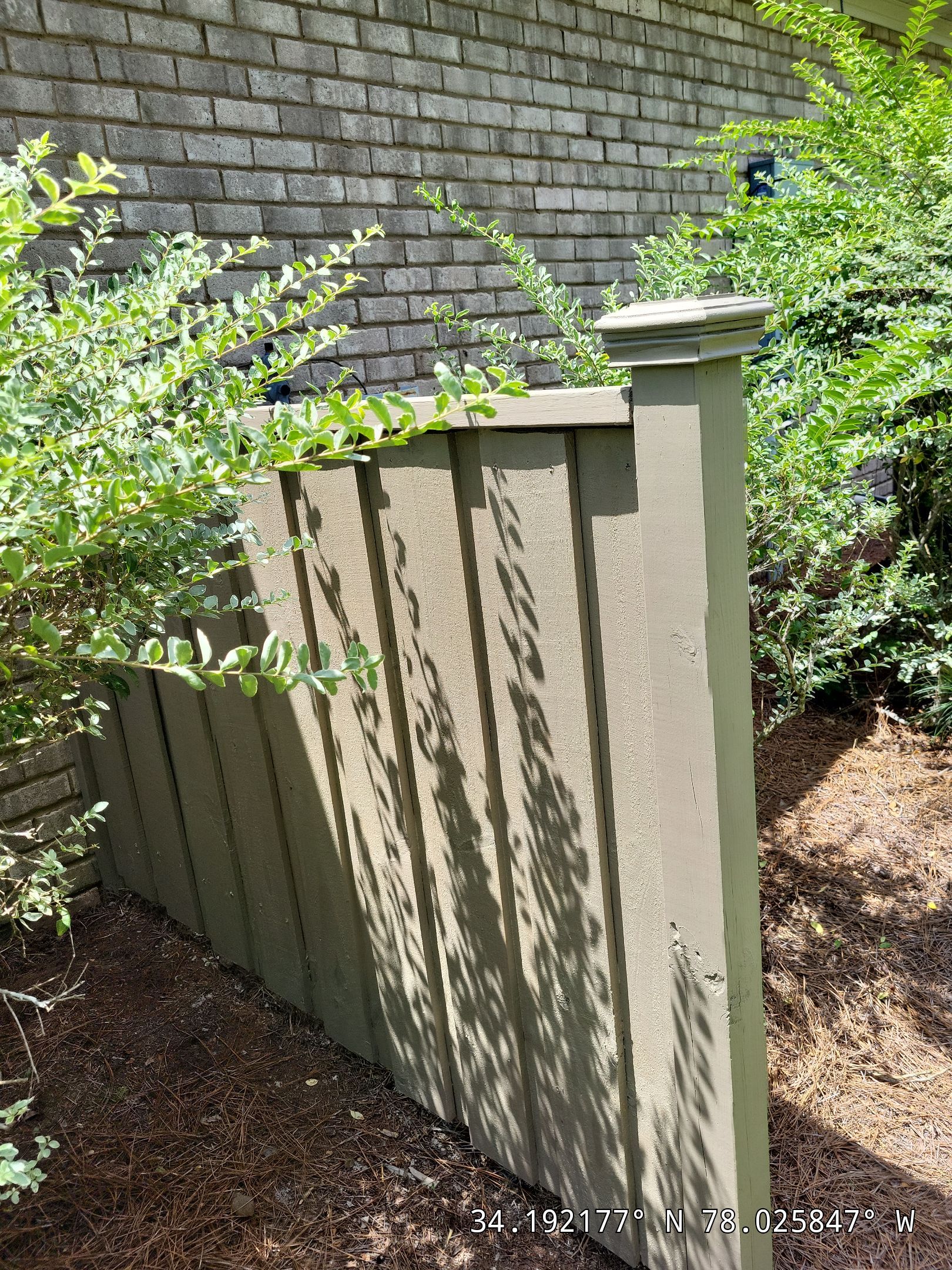 Fence Repair at Jefferson Landing in Leland, NC by RGR Construction and Roofing, LLC