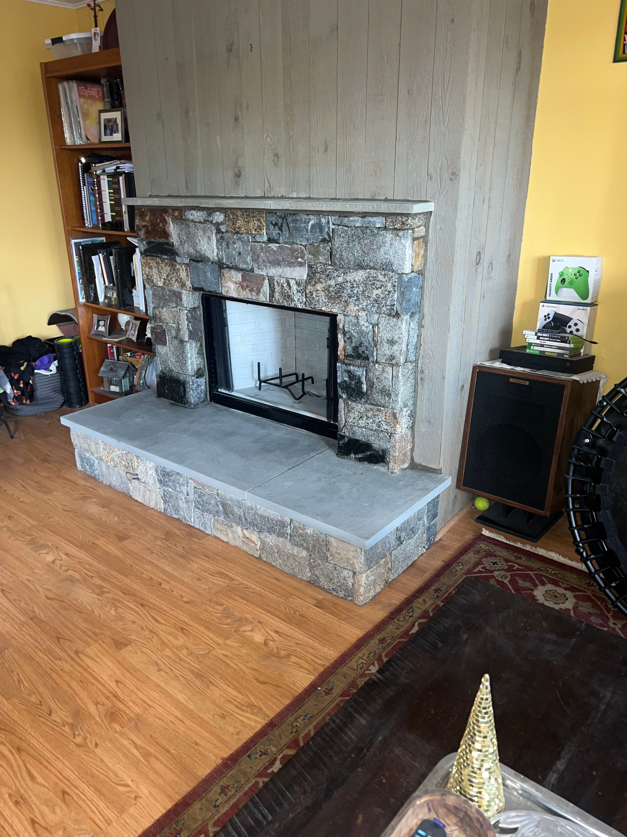 Fireplace Change out  by Neighborhood Chimney Services 