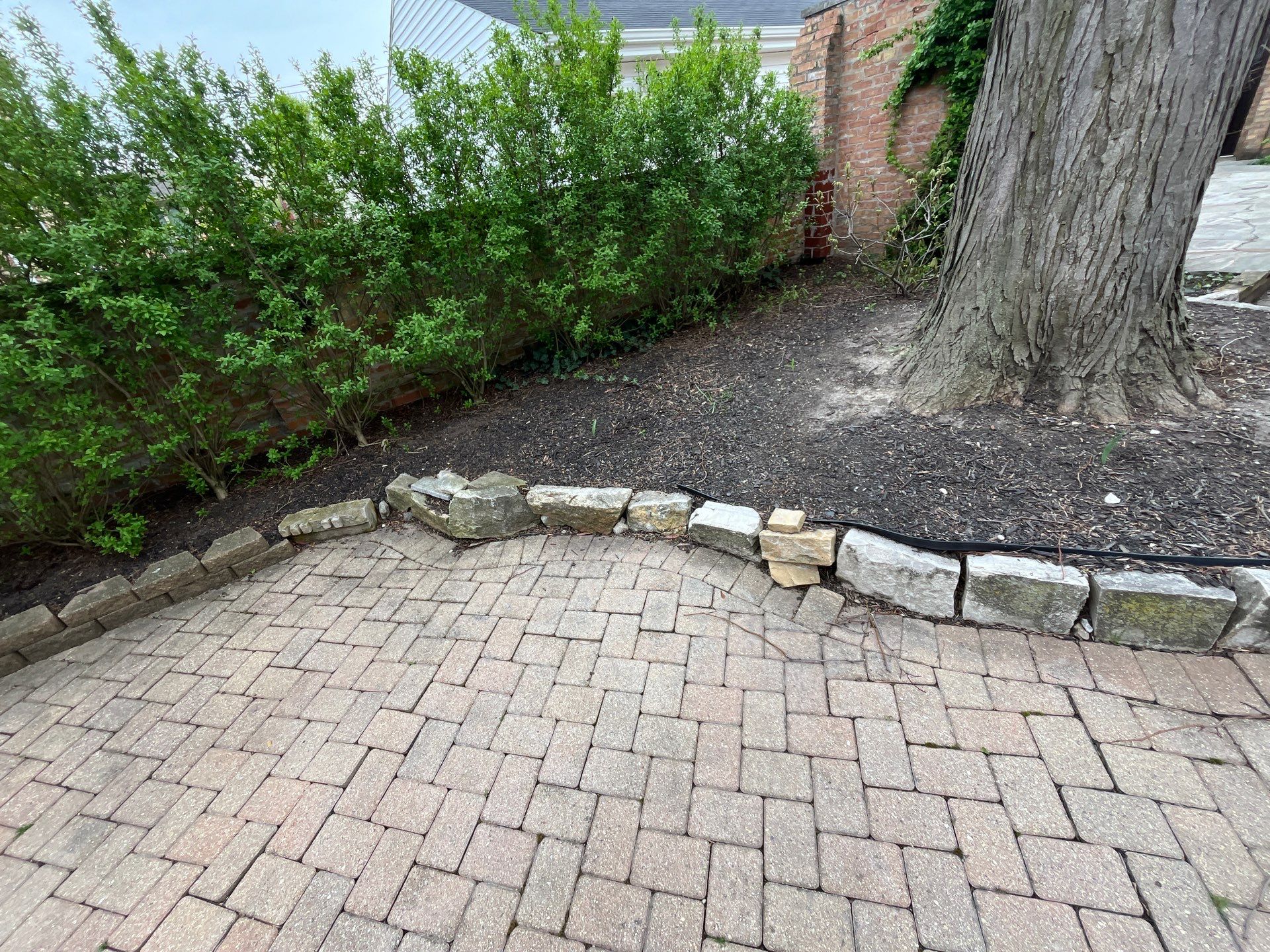 Brick repair, CSS, and stone cleaning by Northern Power Washing LLC.