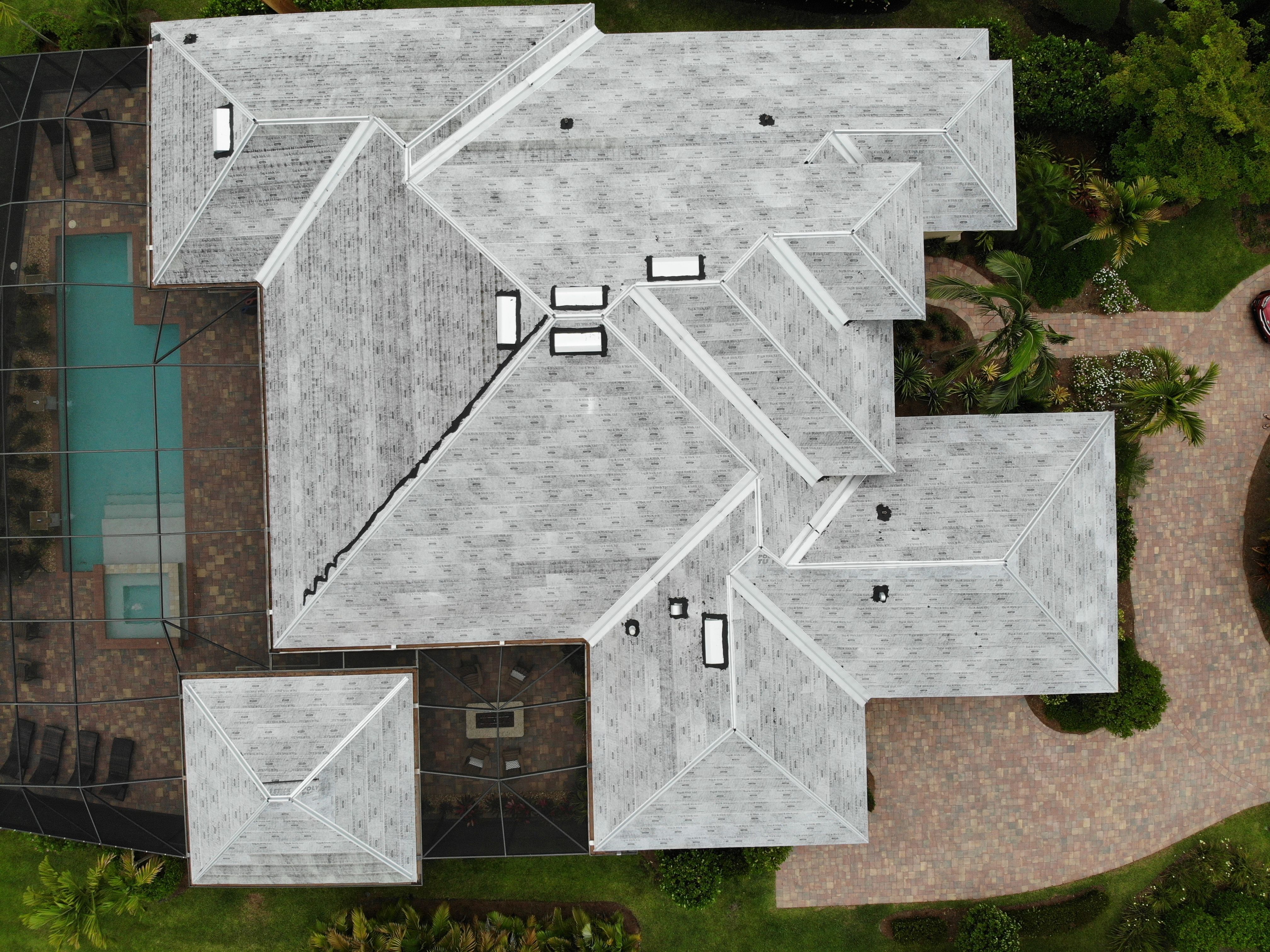 Residential Roofing Installation using Composite Spanish Tile by International Roofing