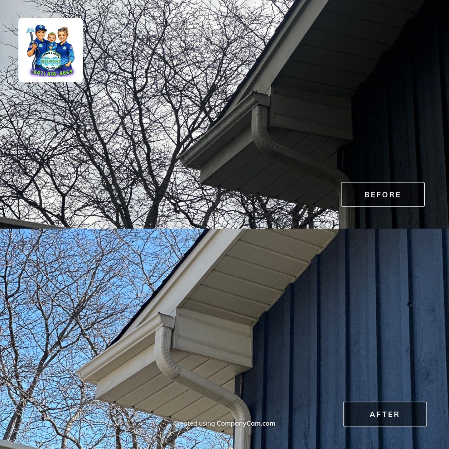 Highland Park, IL House Wash by Simmons Power & Soft Washing