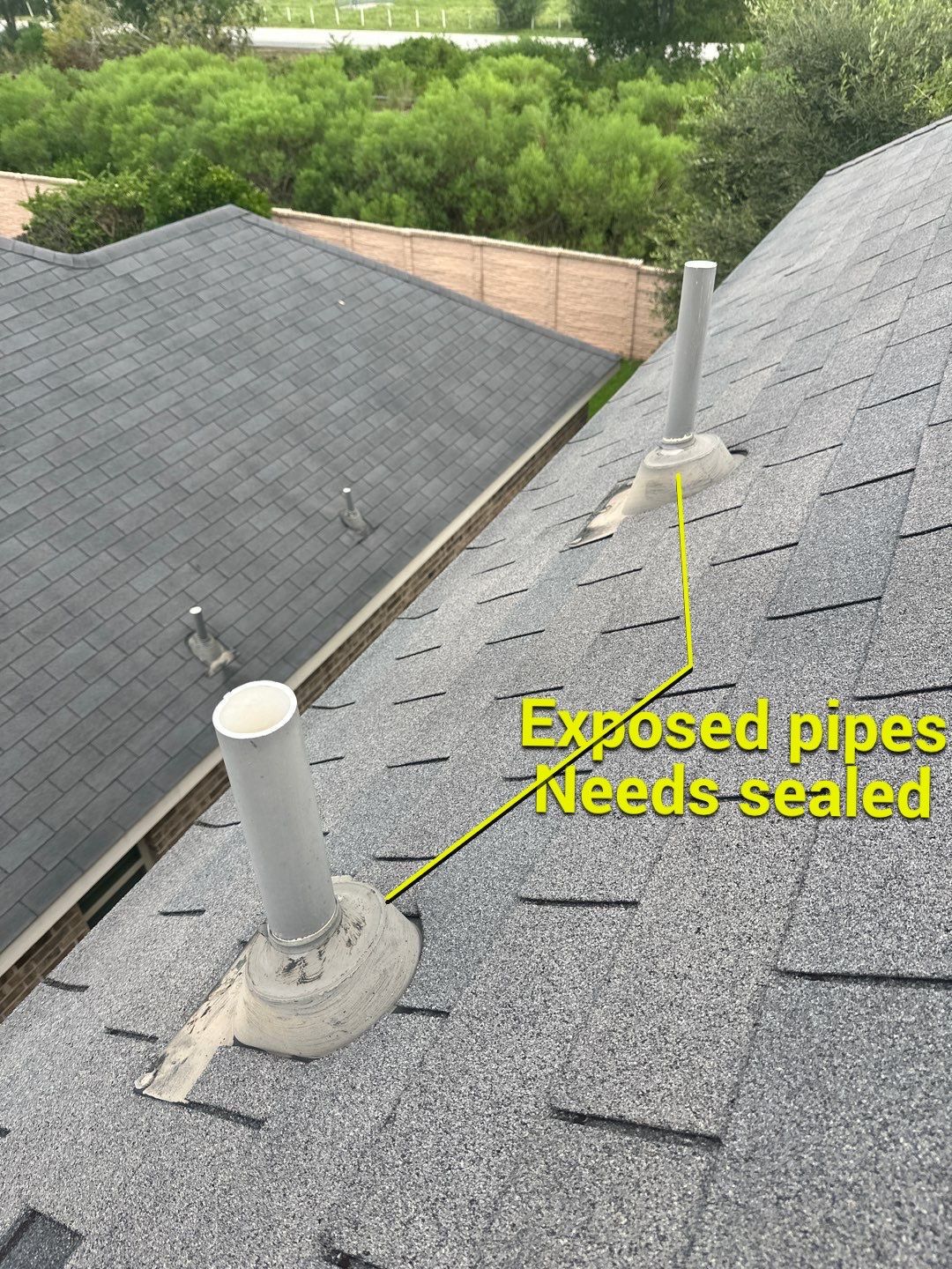 Hail Damage using Owen's Corning Duration (Lifetime) Shingles by Roof Repair Company
