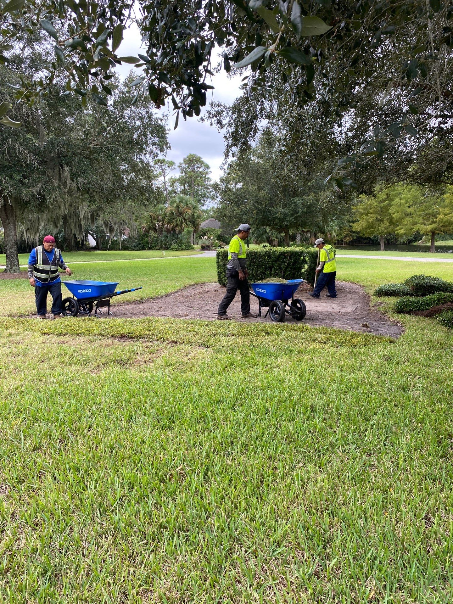 Deerwood Community | Island Landscape Replacement by ProGreen Services