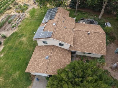 Kennewick Residential Roof Replacement With Brown Asphalt Shingles E Alhambra Rd Kennewick WA 99338 The Denali System - Certainteed Landmark® Shingle - Reshawn Shake