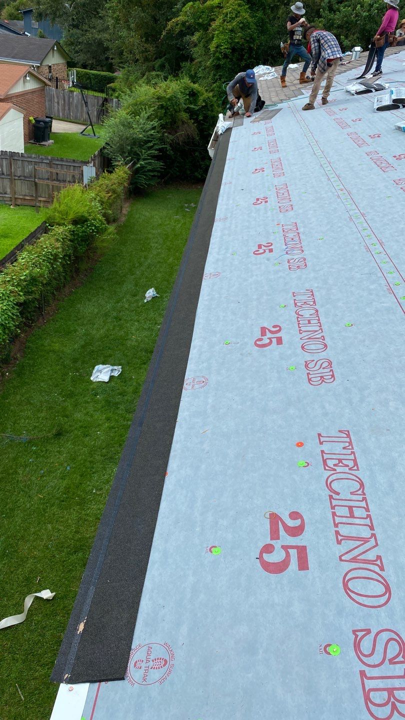 Commercial Roofing Installation using Roof Replacement by American Roofing & Construction LLC