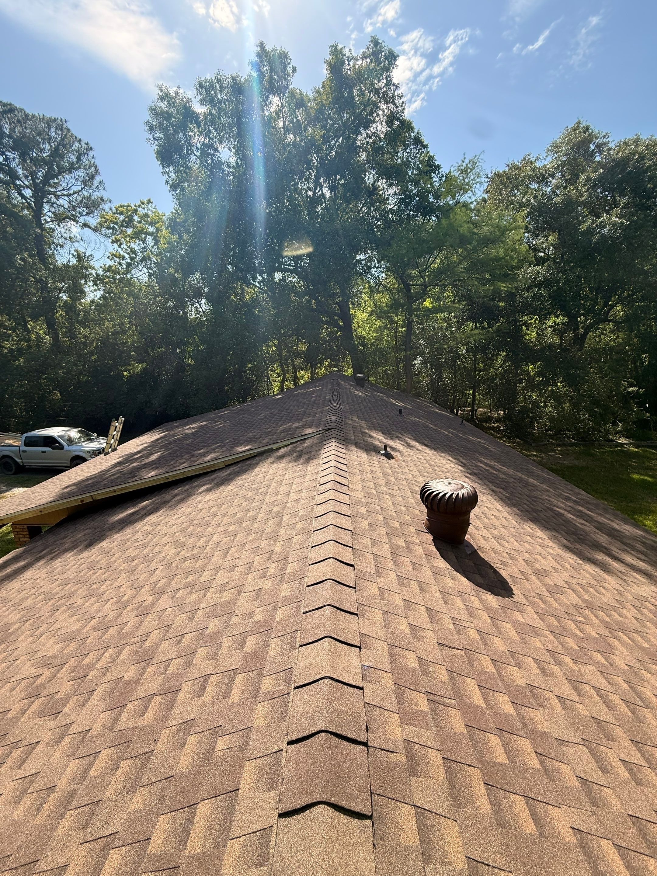 Full Residential Roof Replacement and Structural Repair in Long Beach using GAF HDZ BARKWOOD by Frontline Roofing