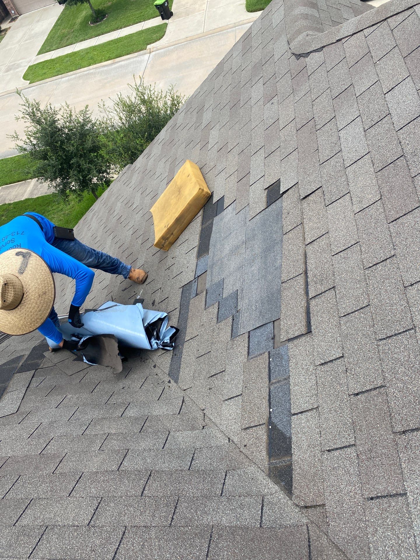 Residential Roofing Repair using Owen's Corning Duration (Lifetime) Shingles by Roof Repair Company