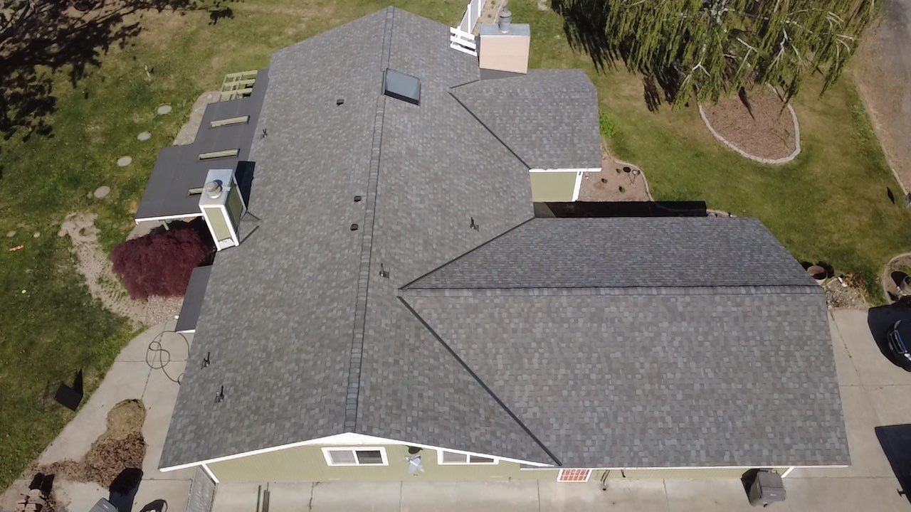 Residential Asphalt Shingle Roof Repair and Chimney Flashing on West 13th Avenue Kennewick, Washington by Alpine Roofing