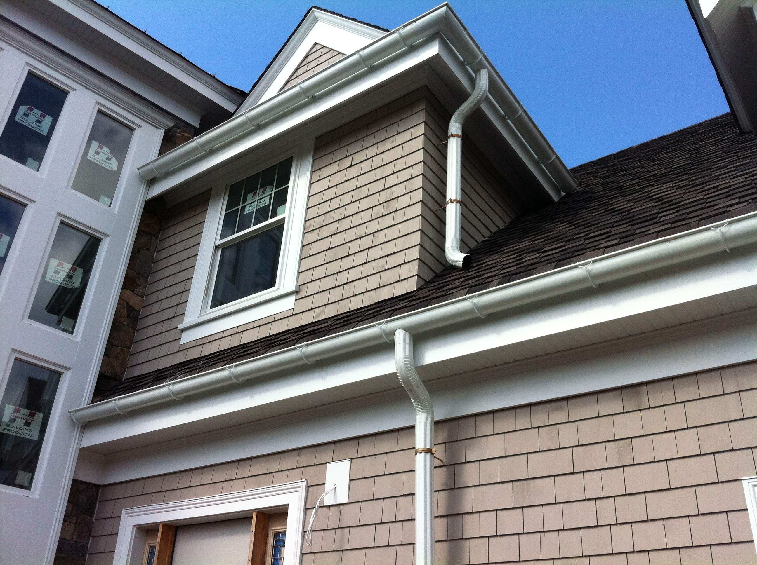 Half Round Gutter System Installed by Gutter Pro-New Seabury by Gutter Pro Enterprises