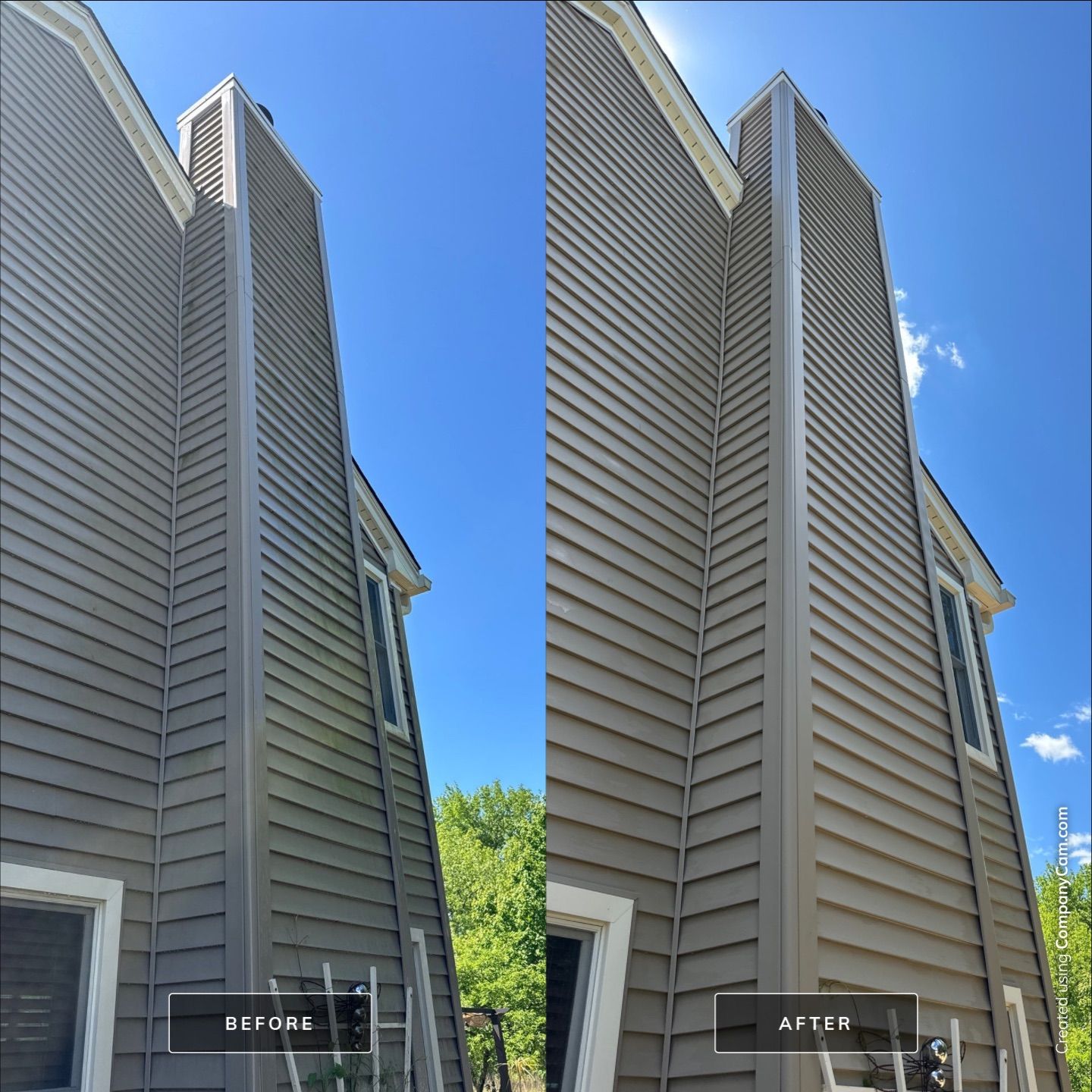 Project in Elk Grove Village by Simmons Power & Soft Washing