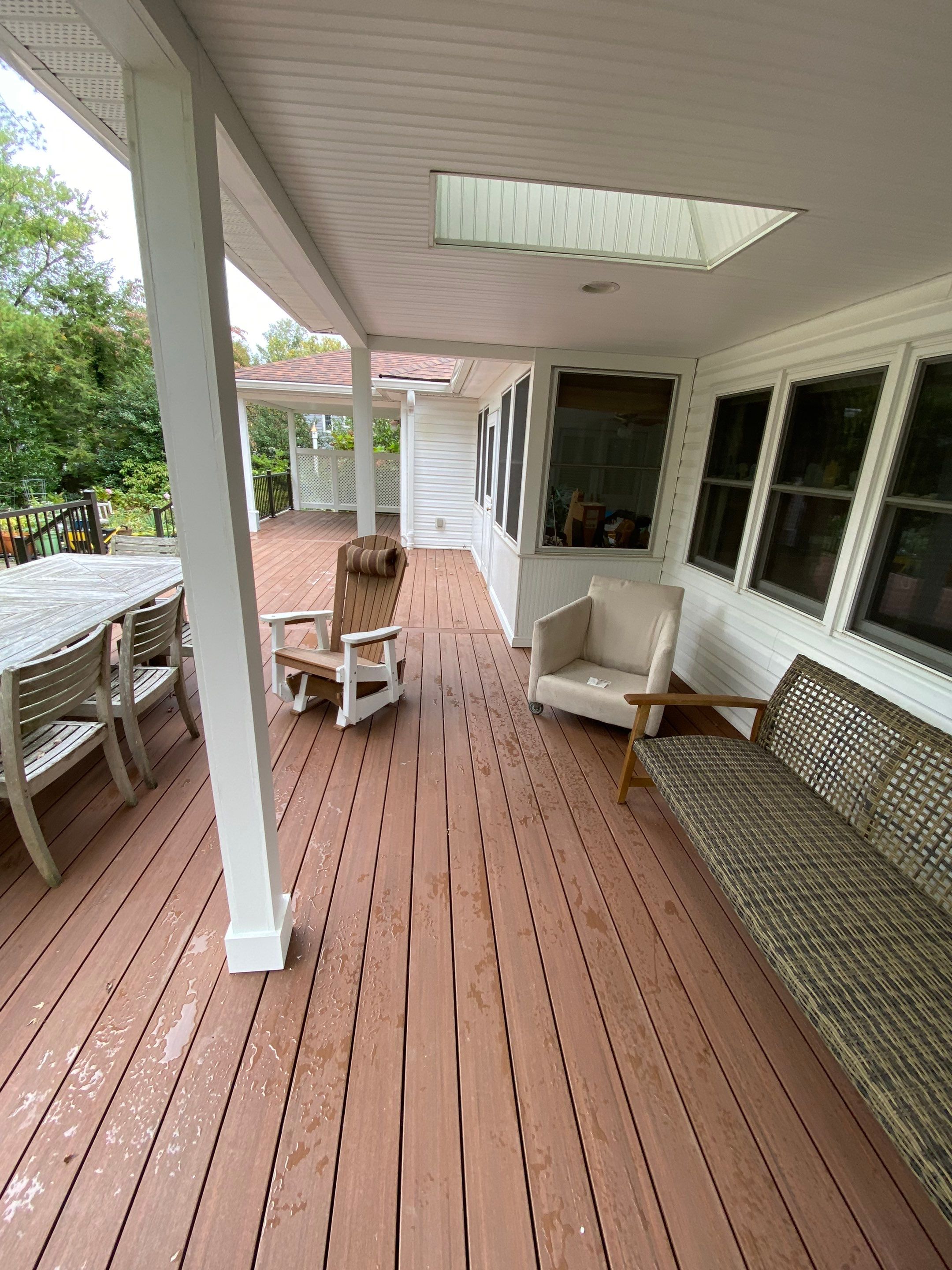 Deck Transformation using Timbertech & Azek by The Smet Companies, LLC
