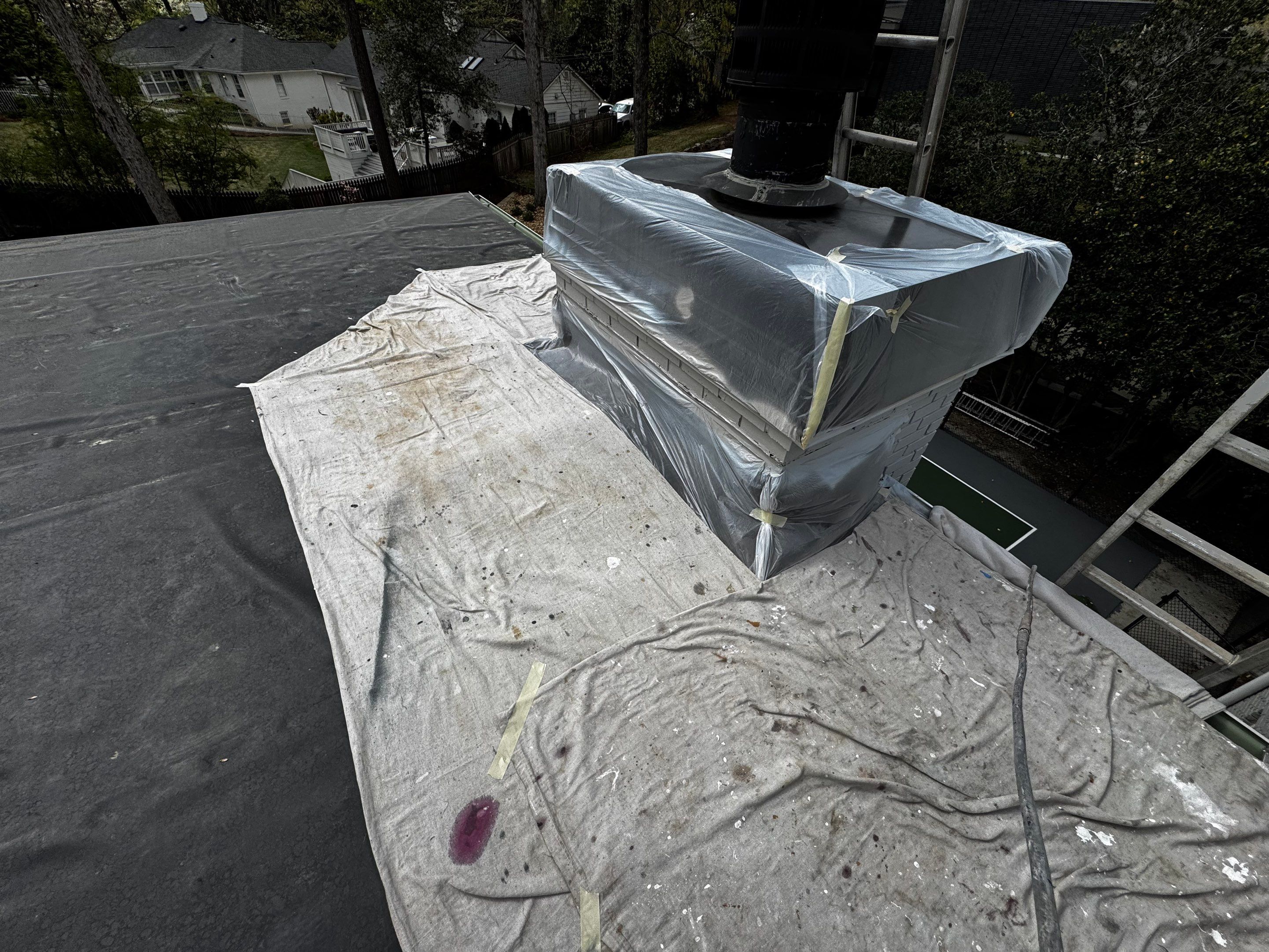 Chimney- Exterior Refresh by Praise God Painting, LLC