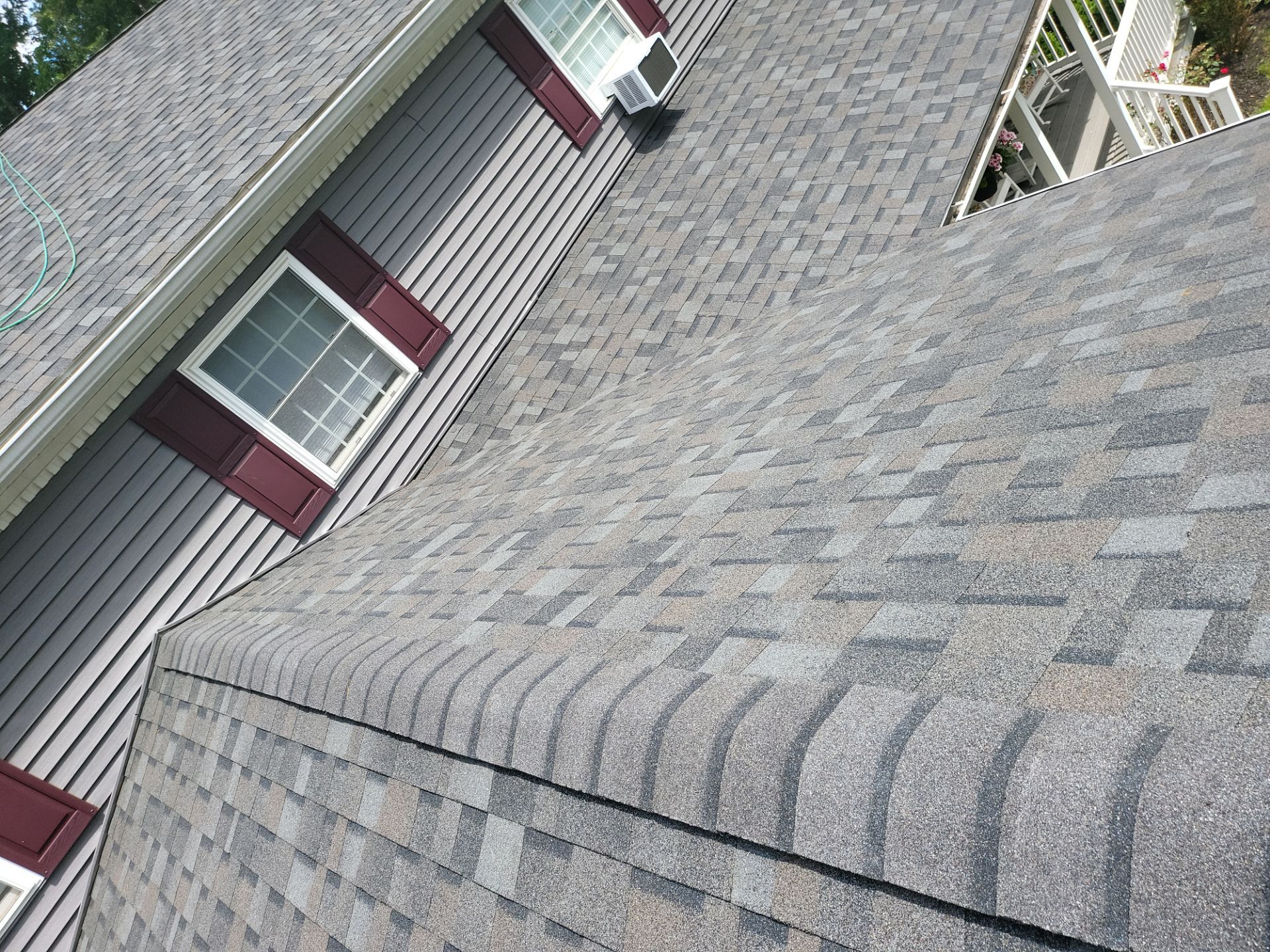 Residential Roofing Installation using Owens Corning TruDefinition Duration AR - Williamsburg Gray by A Plus Exterior