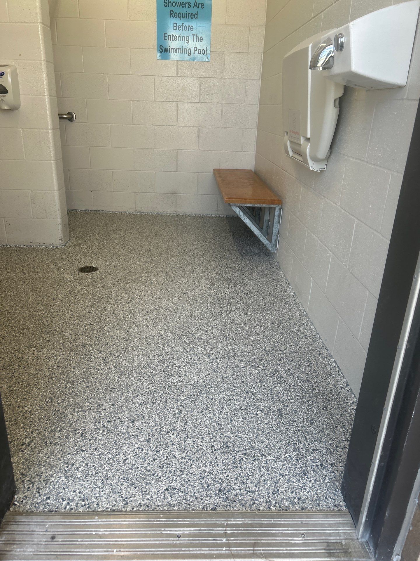 Clive Aquatic Center Transformation! by Revival Concrete Coatings
