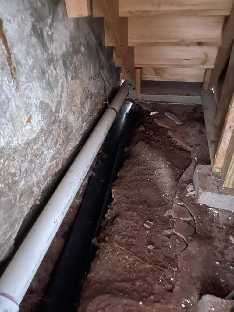 Interior French Drain Job in Lyndhurst, NJ by Pure Service Pro, LLC 