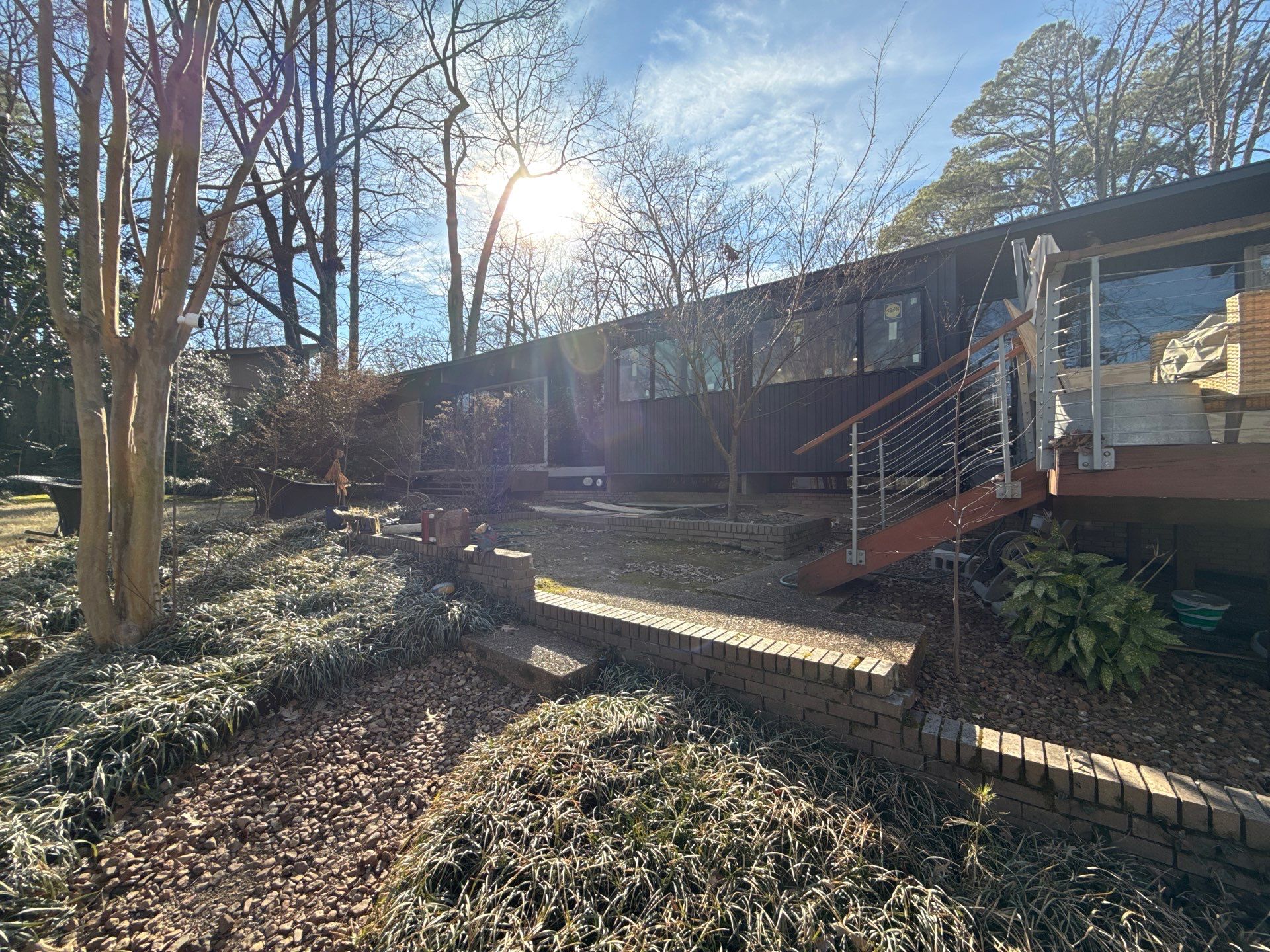 Modern Metal Siding and Deck Railing Renovation in Memphis by Revival Roofing Services