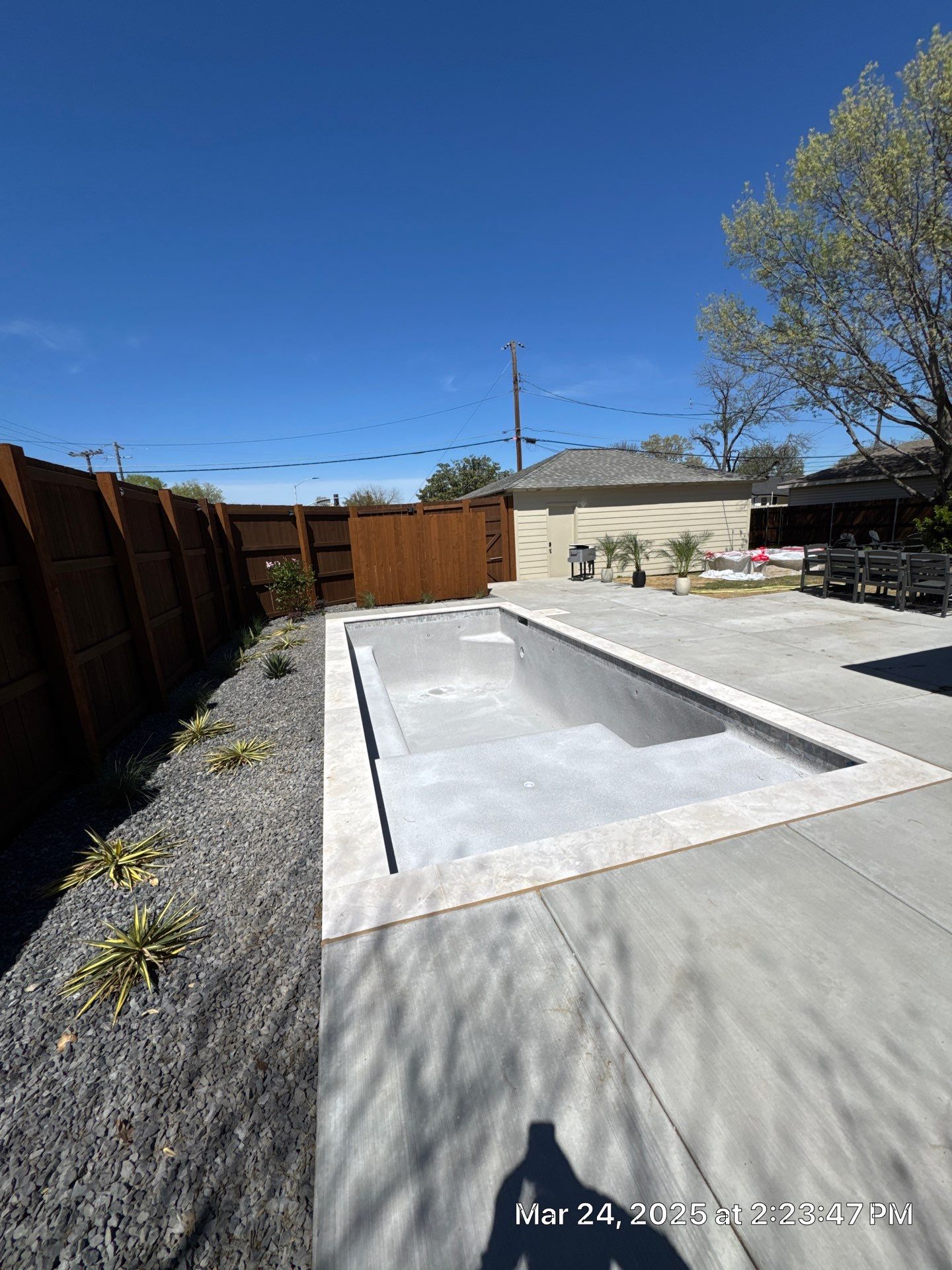 Sleek Modern Rectangular Pool by Pinnacle Pools and Spas - DFW