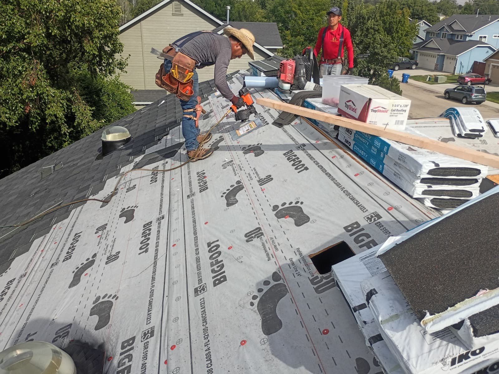 Residential Architectural Shingle Roof Replacement in Boise Idaho by Olive Roofing
