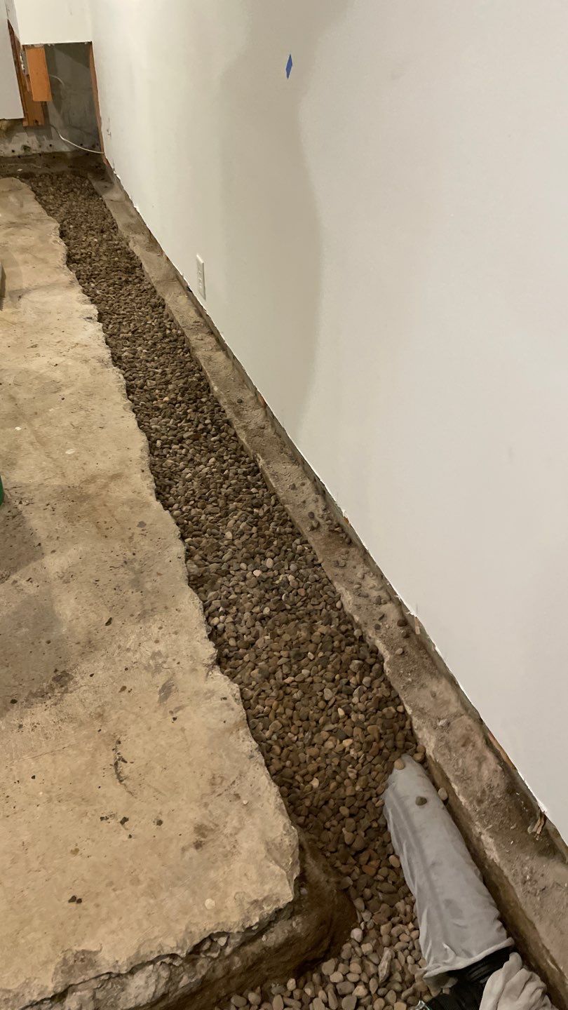 Drain tile & a sump pump for Ruth by Waterproofing Northeast