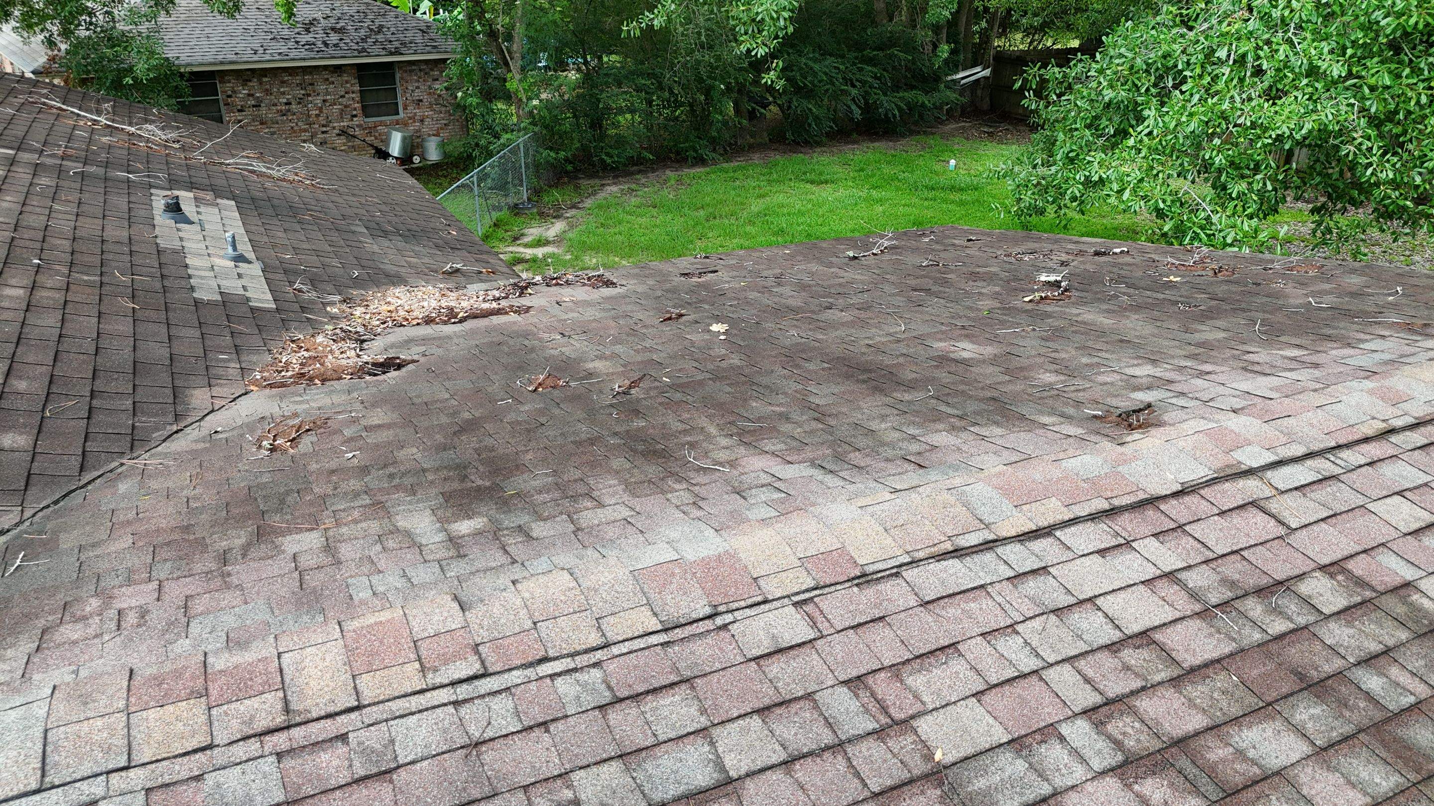 Old roof replacement by Husband Roofing & Contracting