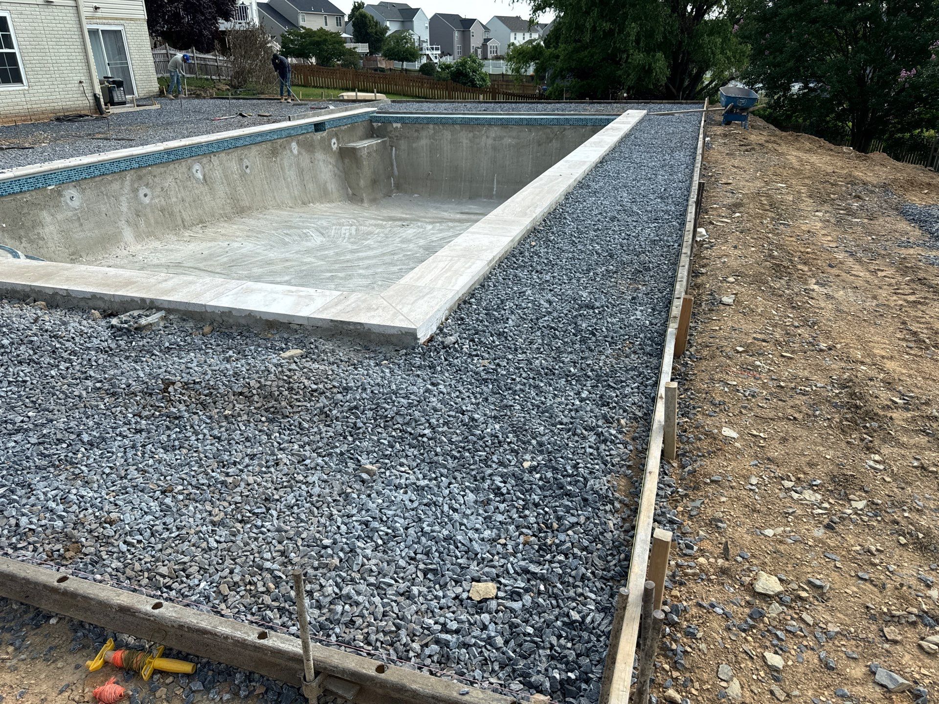 Gunite Pool with an Auto Cover by Elysium Pools