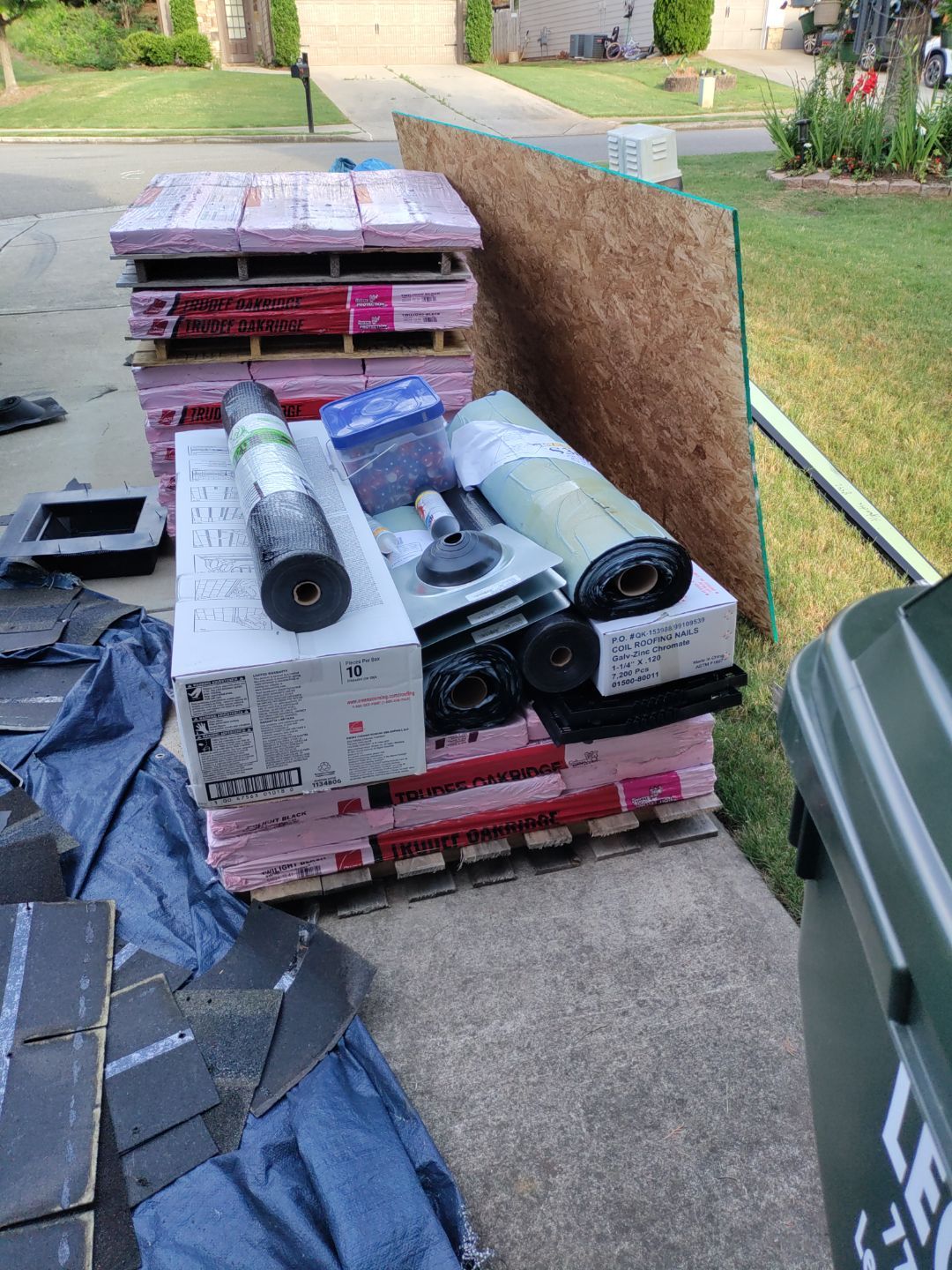 Residential Roof Replacement using Owens Corning Trudef Twilight Black by Inspector Roofing and Restoration