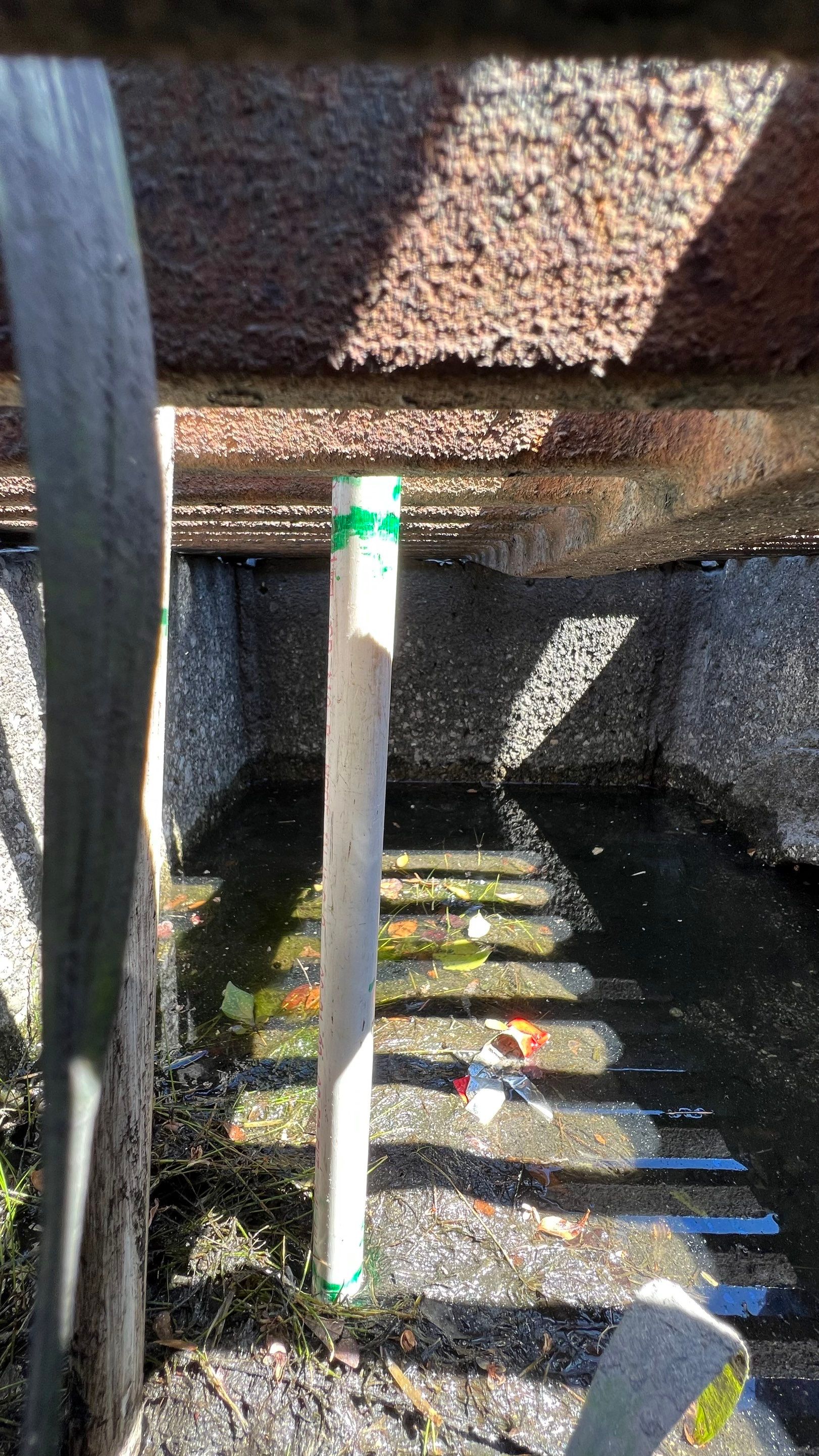 Stromwater System Maintenance at Bill Smith Appliances / Critter Cafe Marco Island Catch Basin by Don Mar, Inc. Storm Water Solutions