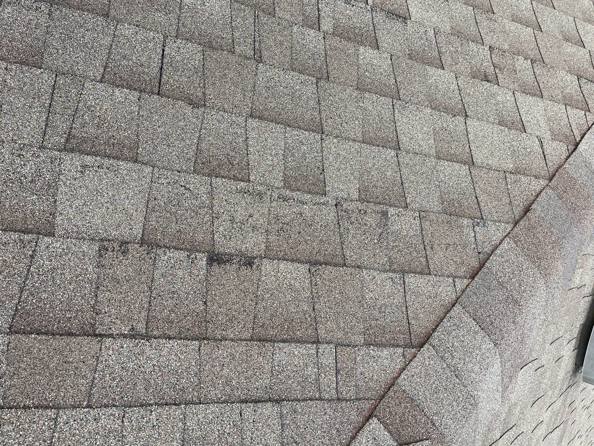 Hail Damage using Owen's Corning Duration (Lifetime) Shingles by Roof Repair Company