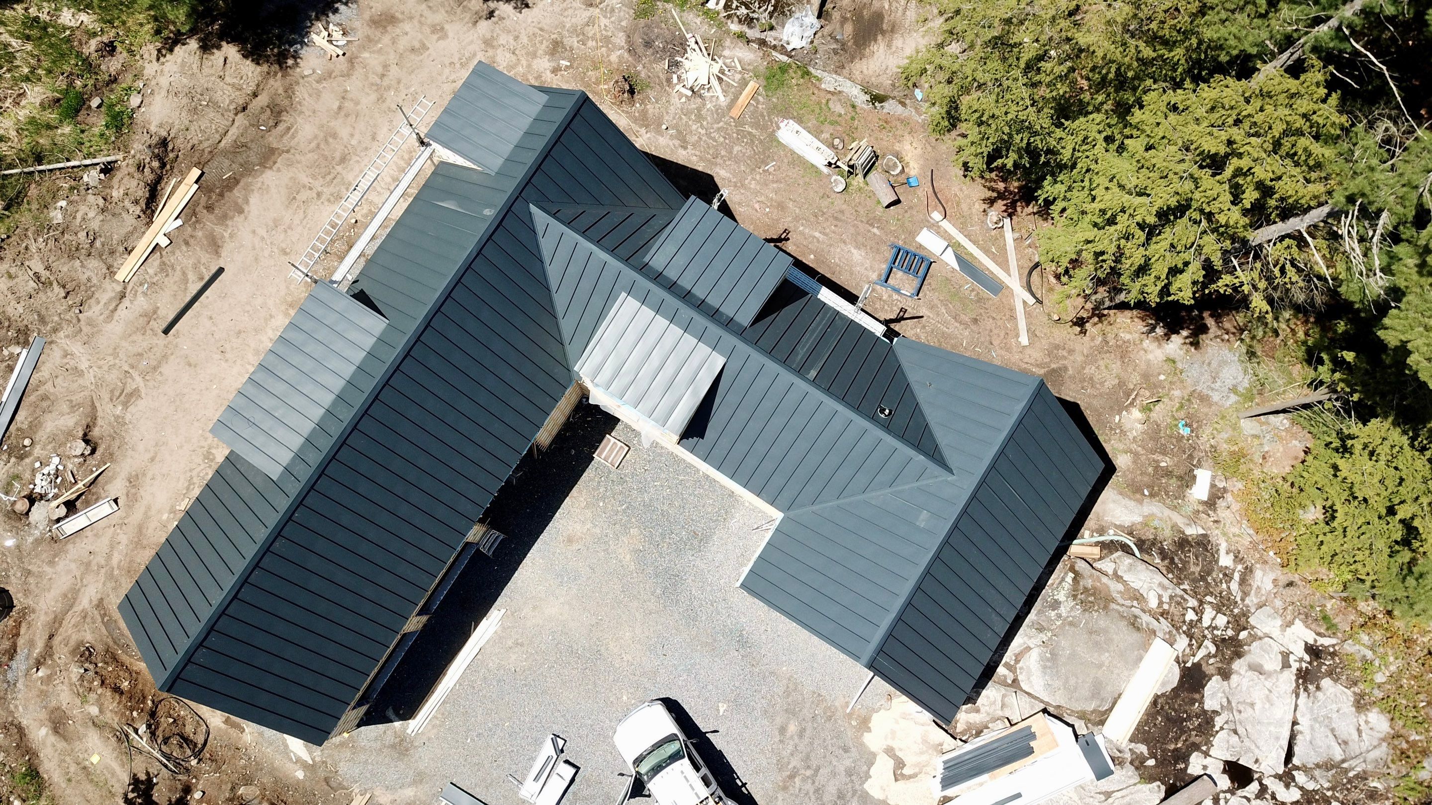 Standing Seam Metal Roof - Custom Coping and Flashing  by Jay Carter Roofing & Sheet Metal