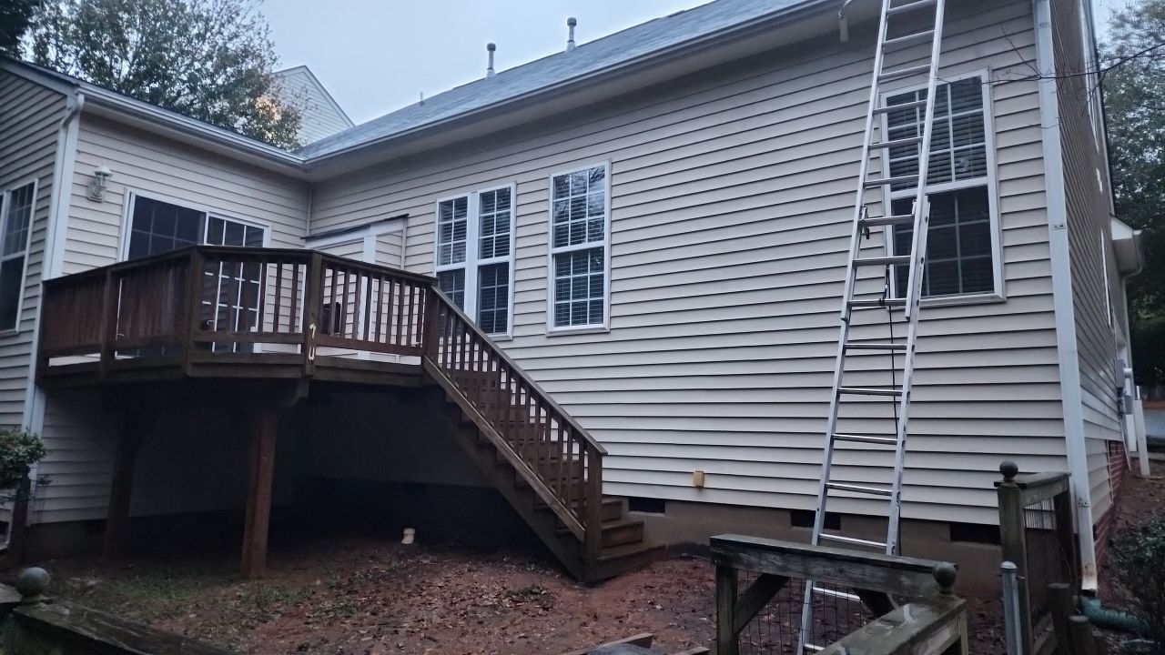 House Wash using cleaner by Power Wash Masters LLC
