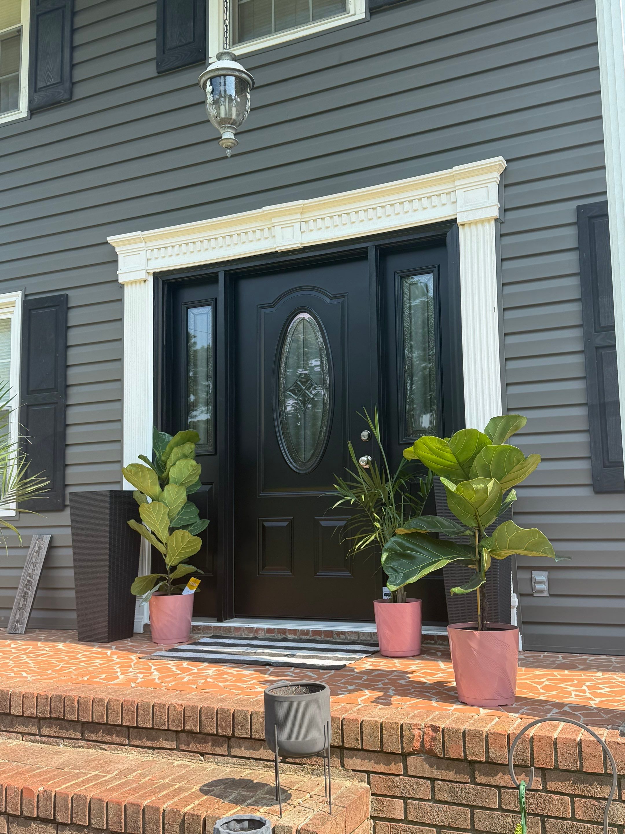Dark Gray Siding and Custom Deck Installation in Kinston by The Remodeling Company