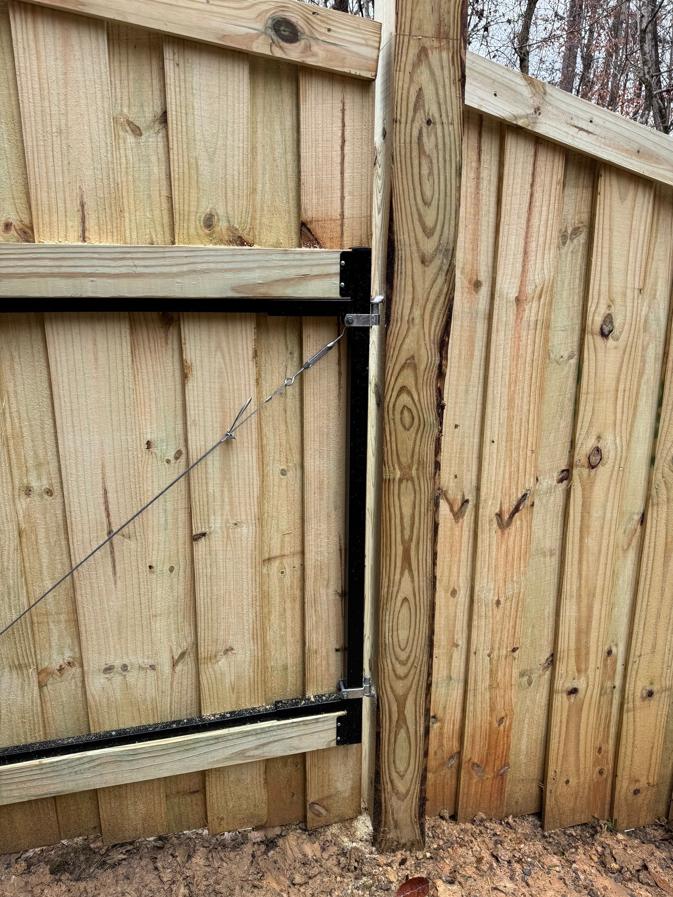 Brookview Highlands - Fence by Pillar and Pine