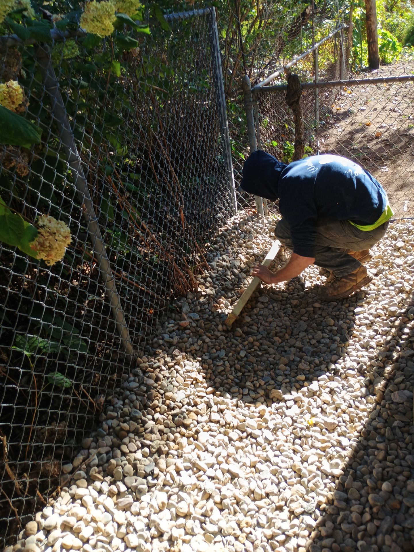 A French Drain for Jeniffer by Waterproofing Northeast